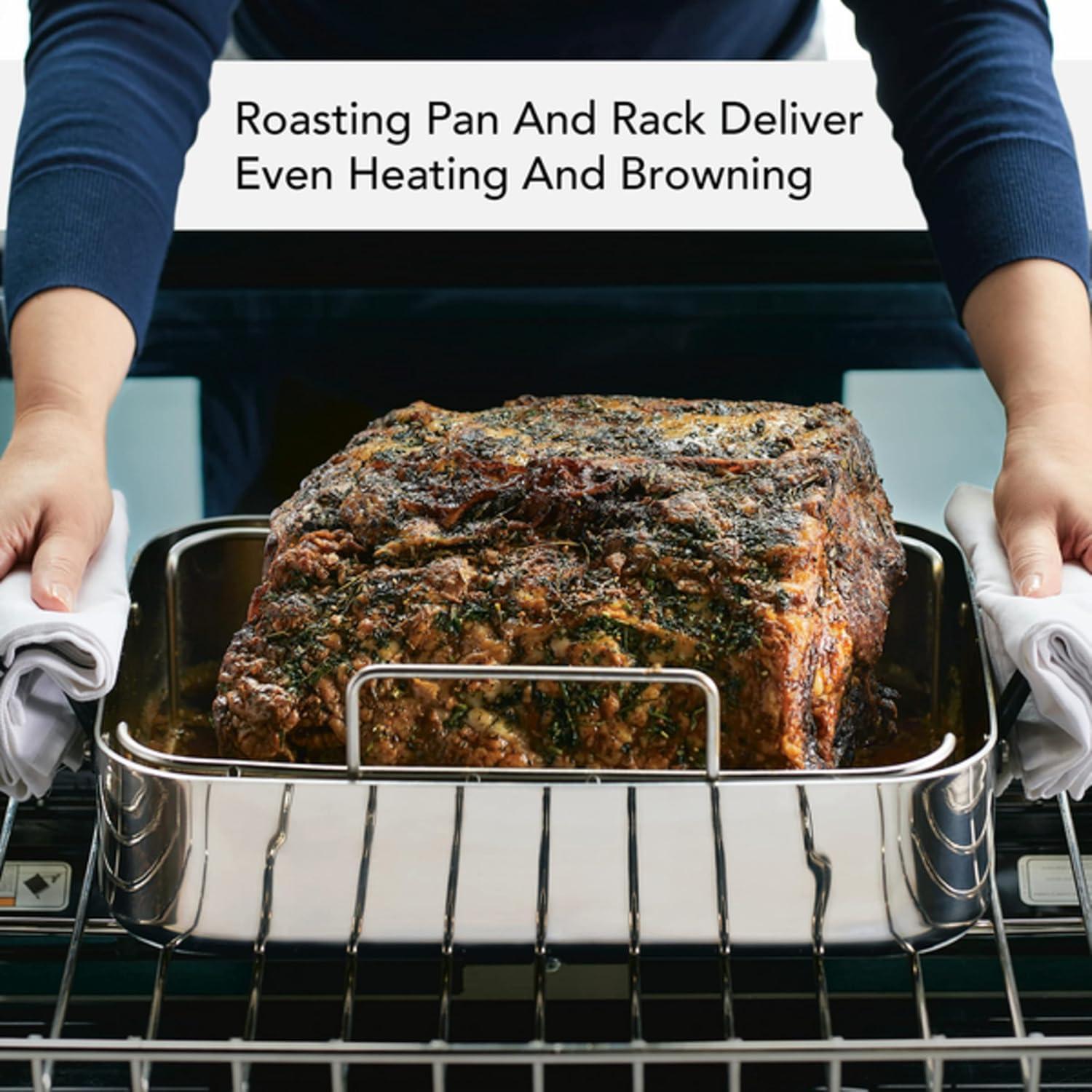 KitchenAid Stainless Steel Roasting Pan with Rack
