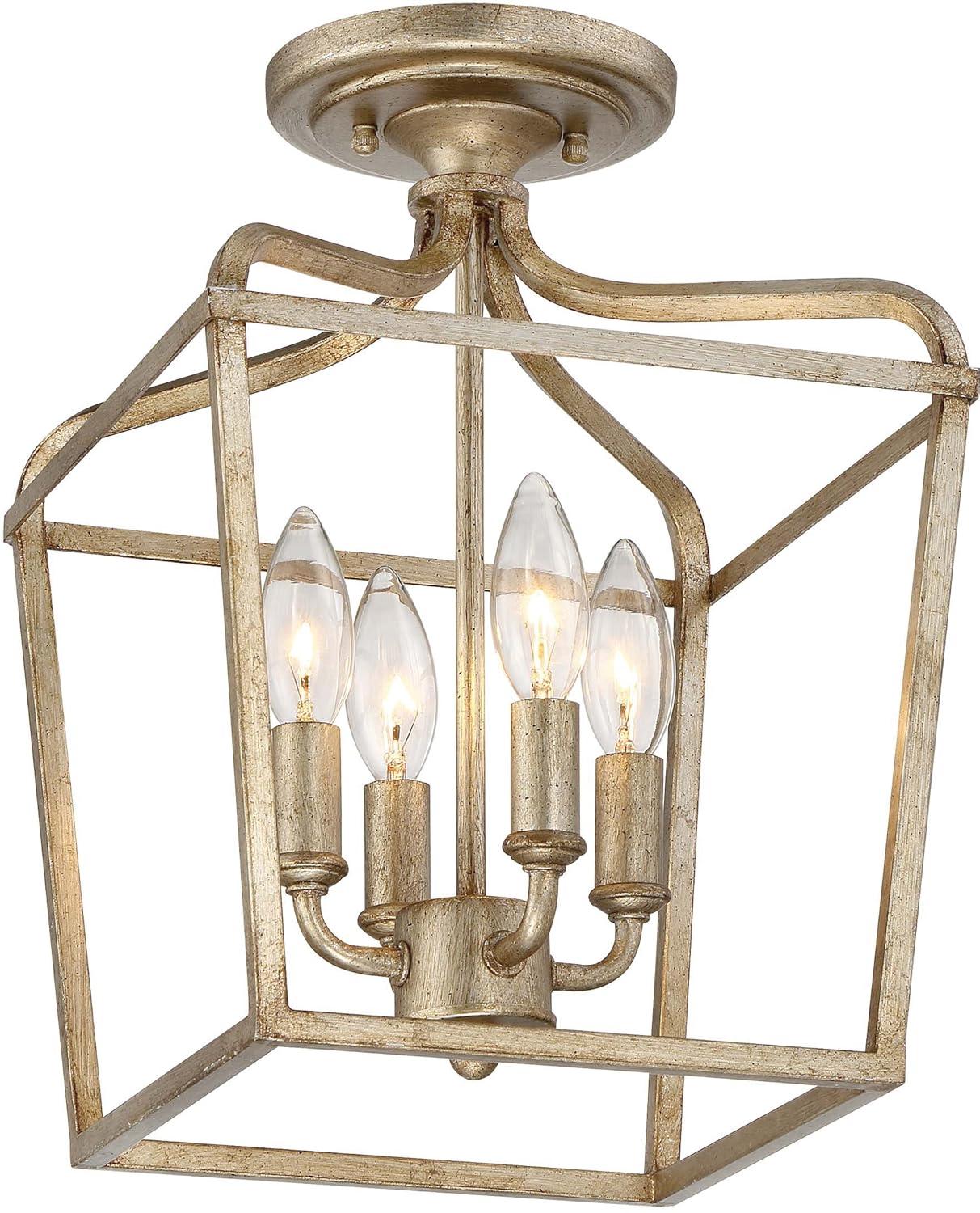 Minka Lavery - Laurel Estate - 4 Light Convertible Pendant in Traditional Style