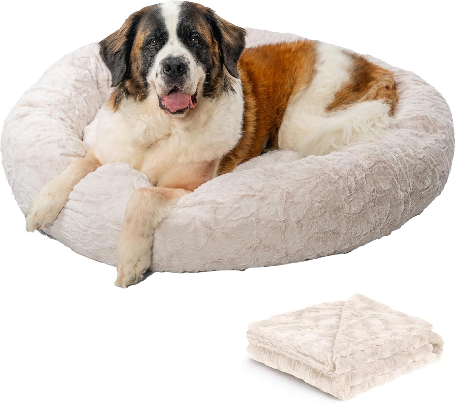 Best Friends By Sheri Best Friends by Sheri Bundle The Original Calming Lux Donut Cuddler Pet Bed/Throw