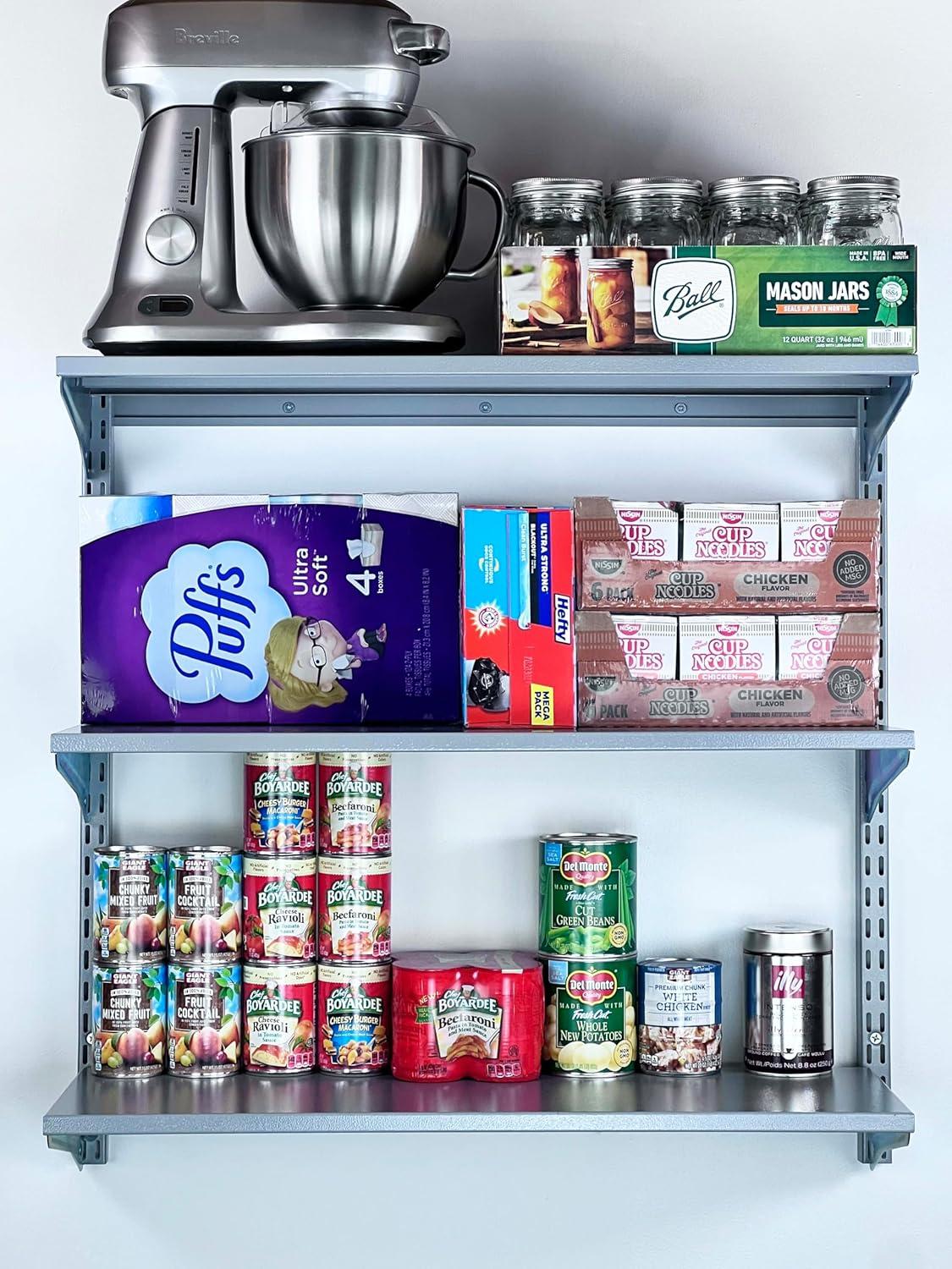 33'' W Steel Height -Adjustable Storage Rack