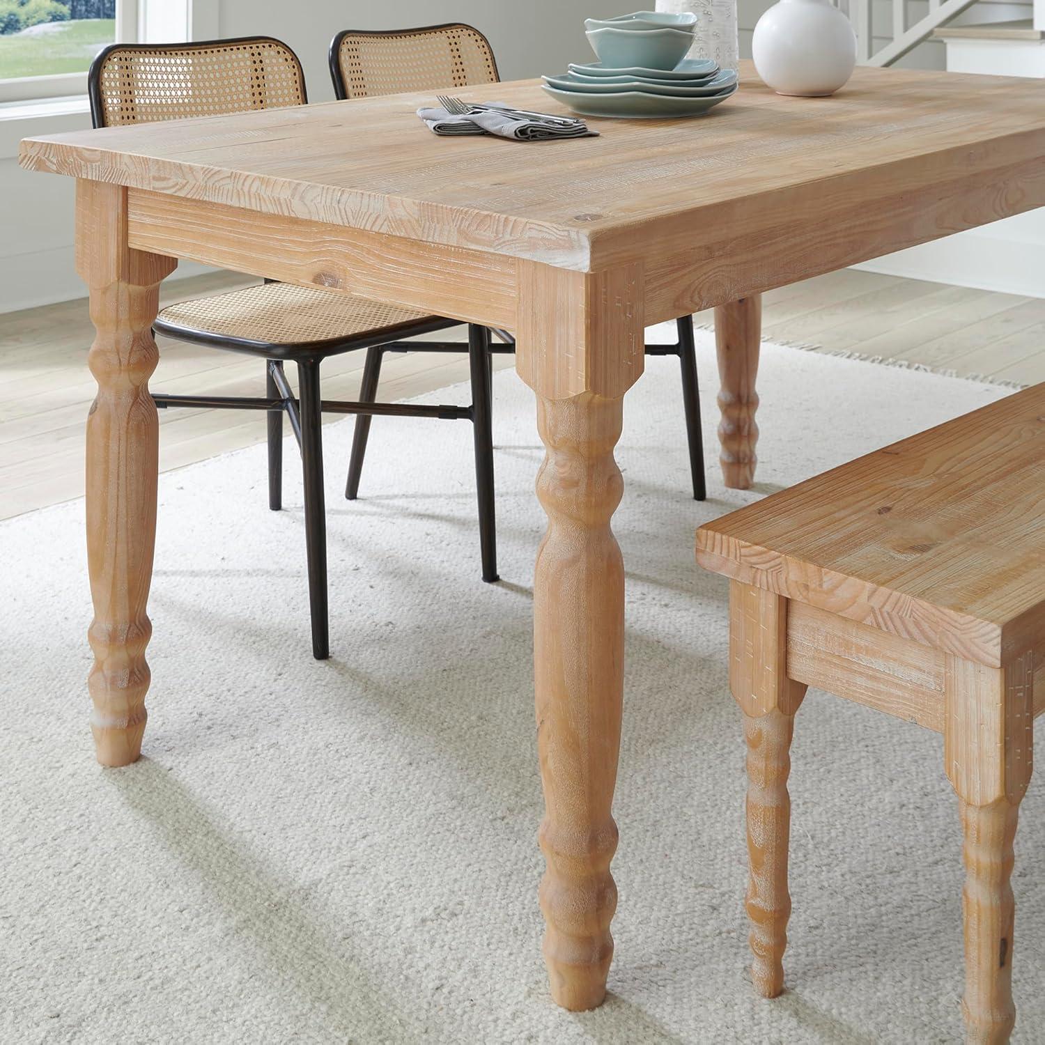 Valerie Pine Solid Wood Dining Table