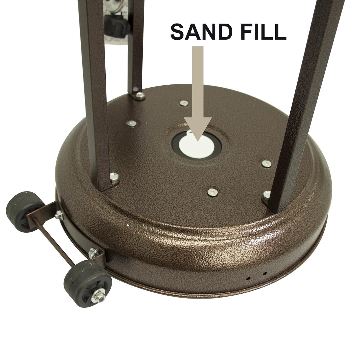 Dyna Glo 48,000 BTU Premium Hammered Bronze Propane Patio Heater