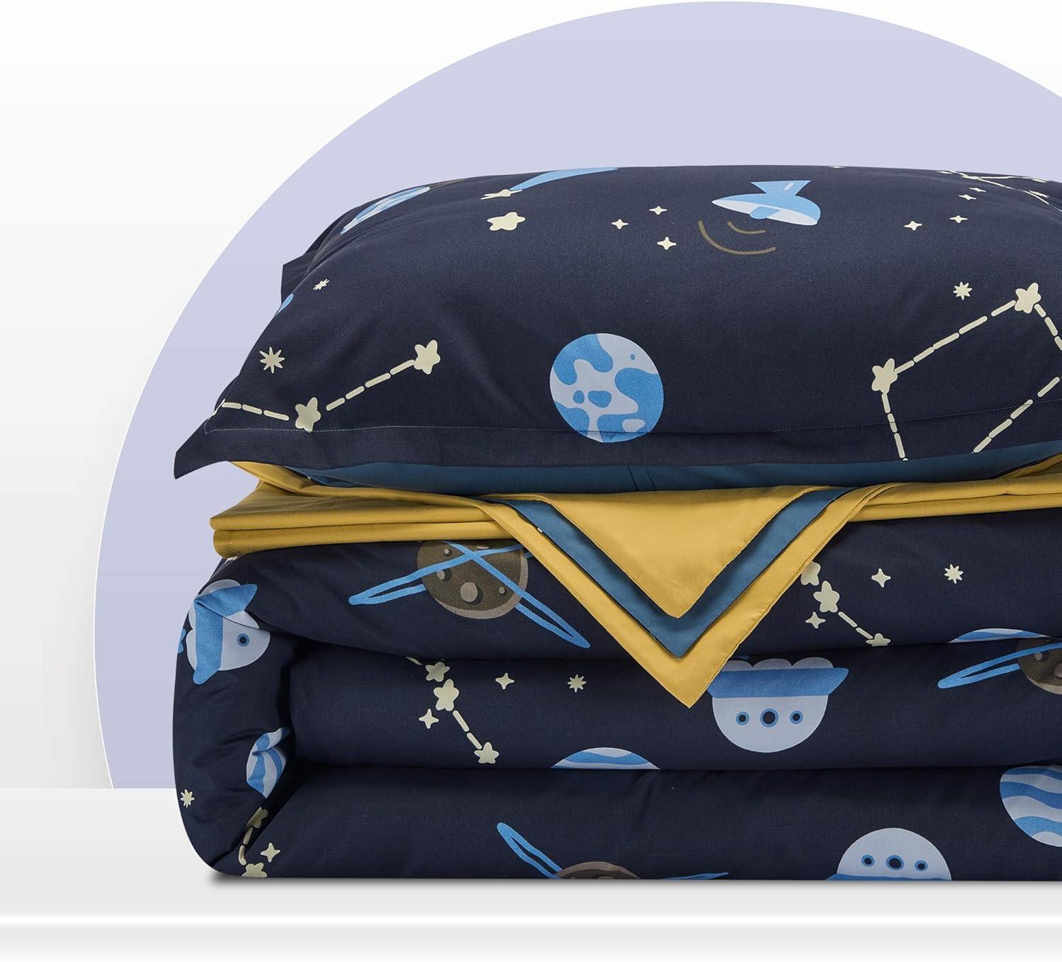 Sleep Zone Galaxy Bedding Set