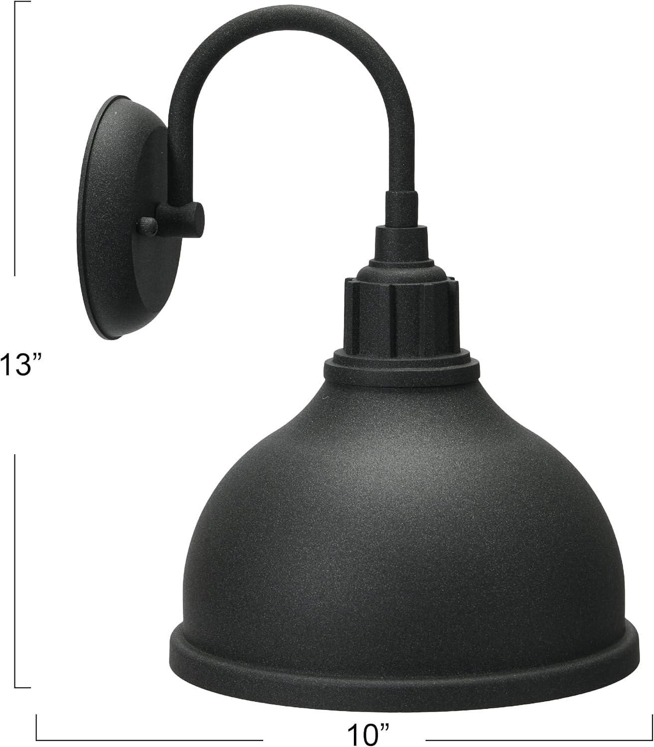 Robert Stevenson Lighting  Landon - Metal Outdoor Light with Shade 9W x 10L x 13H 13 to 18 Inches 7 to 12 Inches