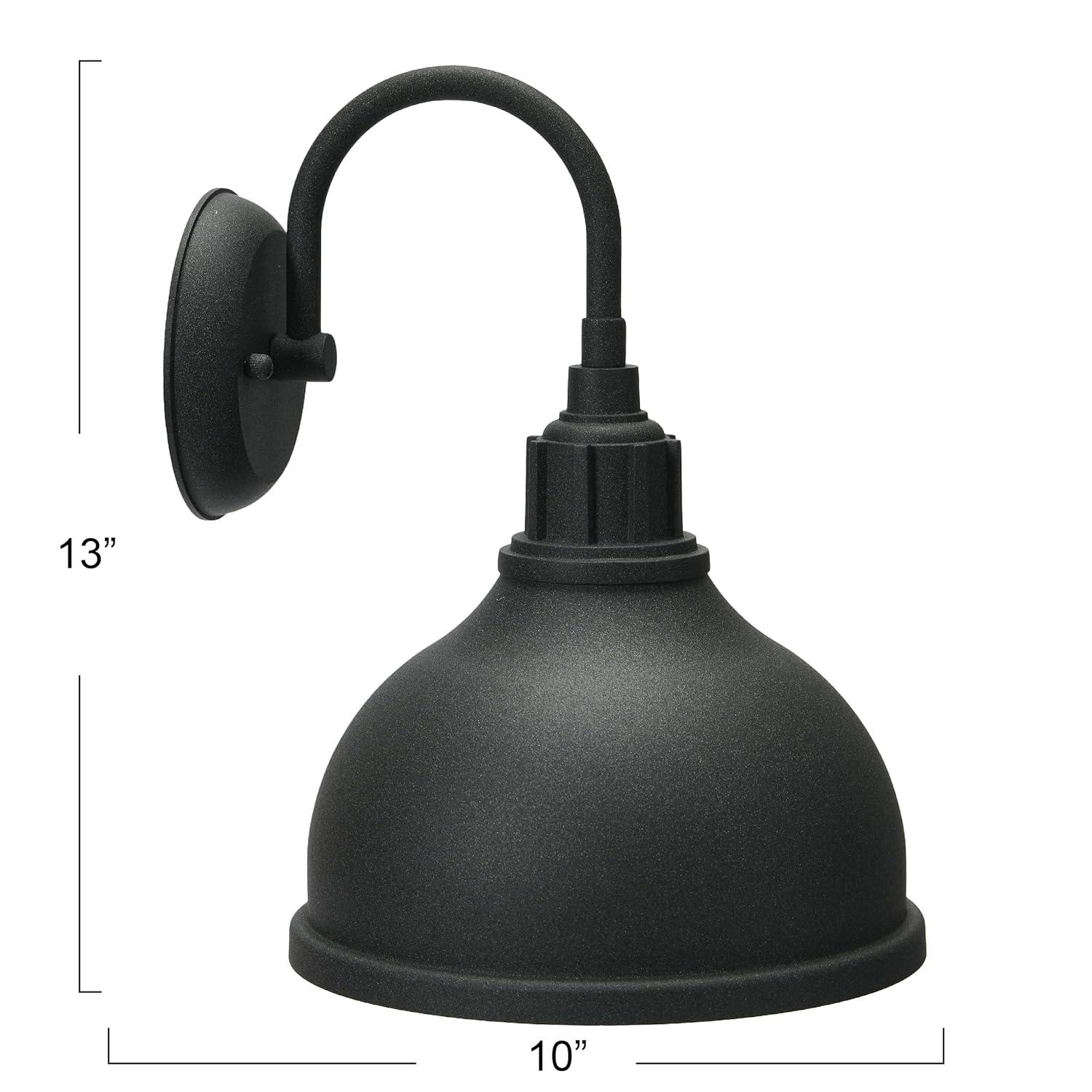 Robert Stevenson Lighting  Landon - Metal Outdoor Light with Shade 9W x 10L x 13H 13 to 18 Inches 7 to 12 Inches