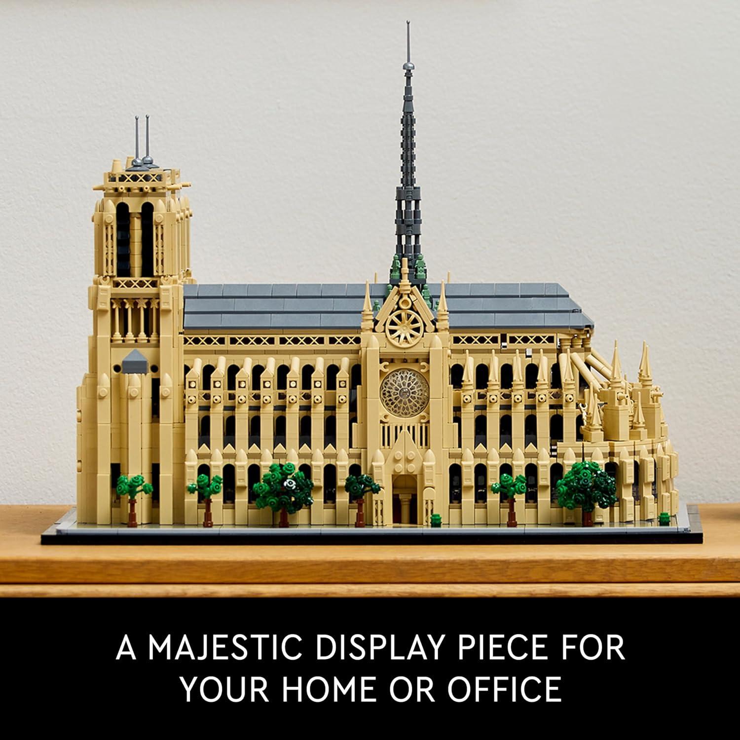 LEGO Architecture Notre-Dame de Paris Replica Build and Display Set 21061