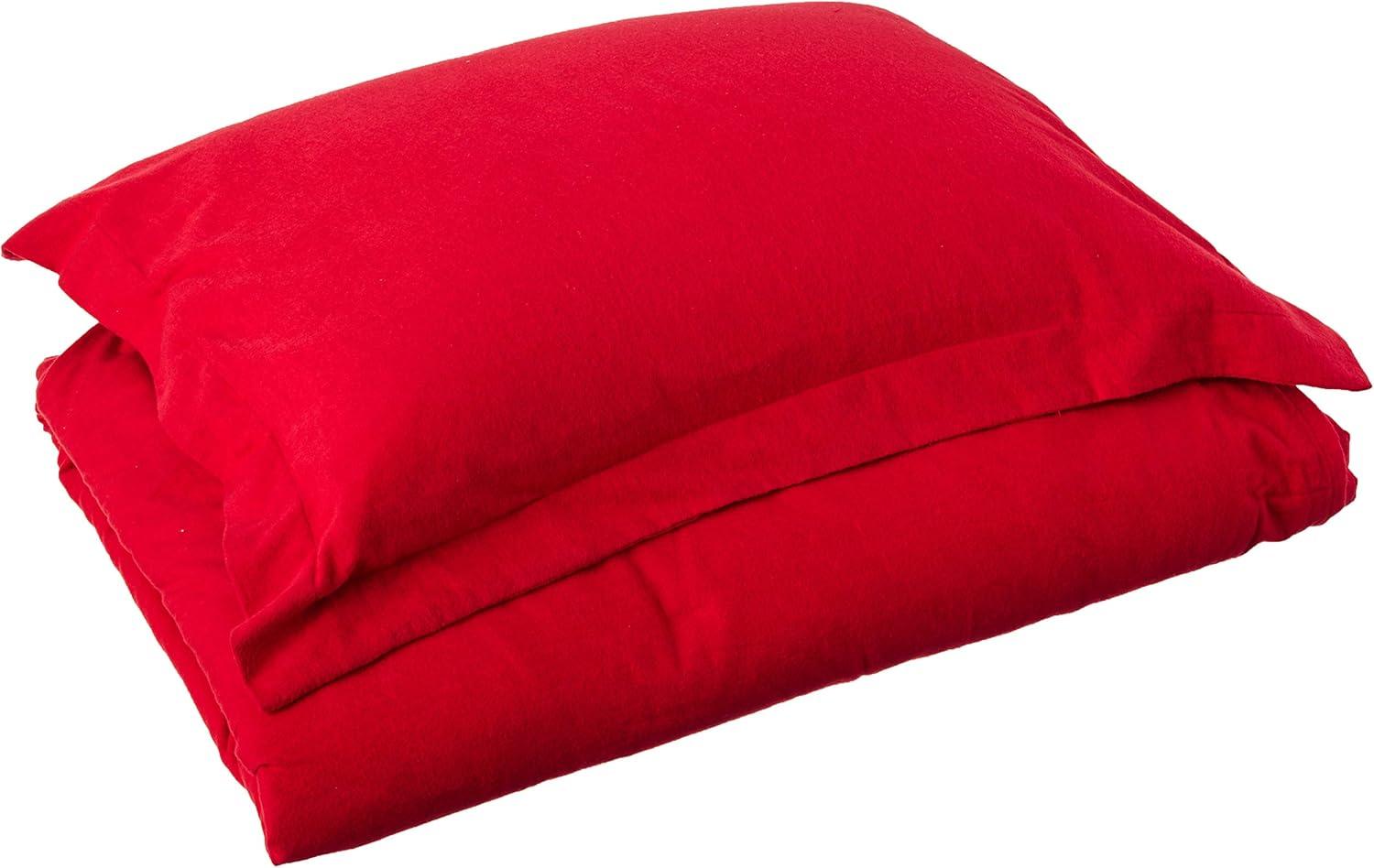 Pointehaven Flannel Duvet Cover Set