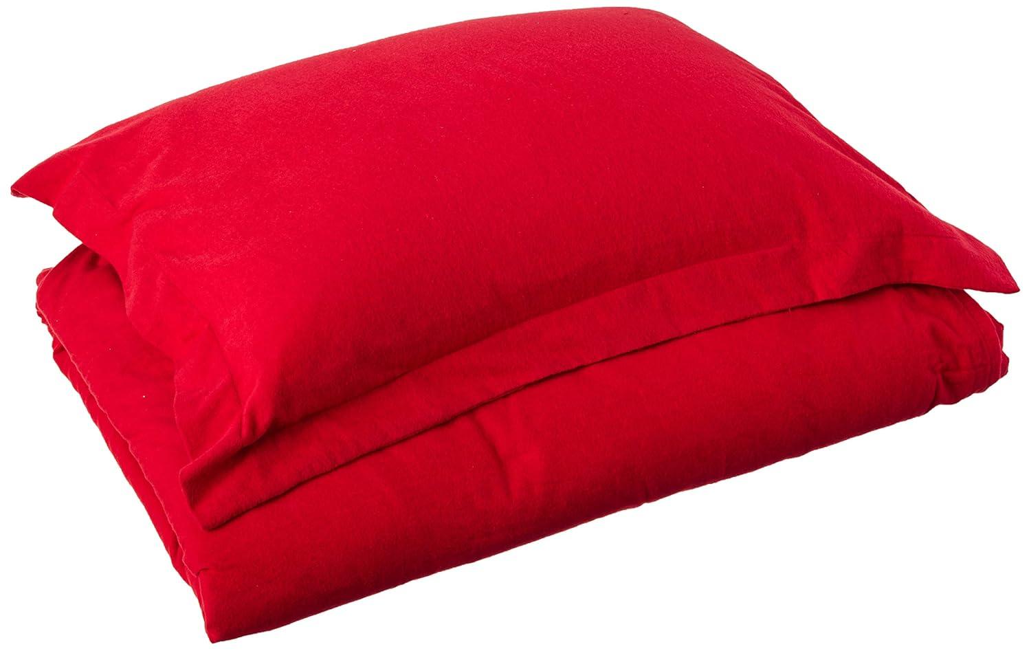 Pointehaven Flannel Duvet Cover Set