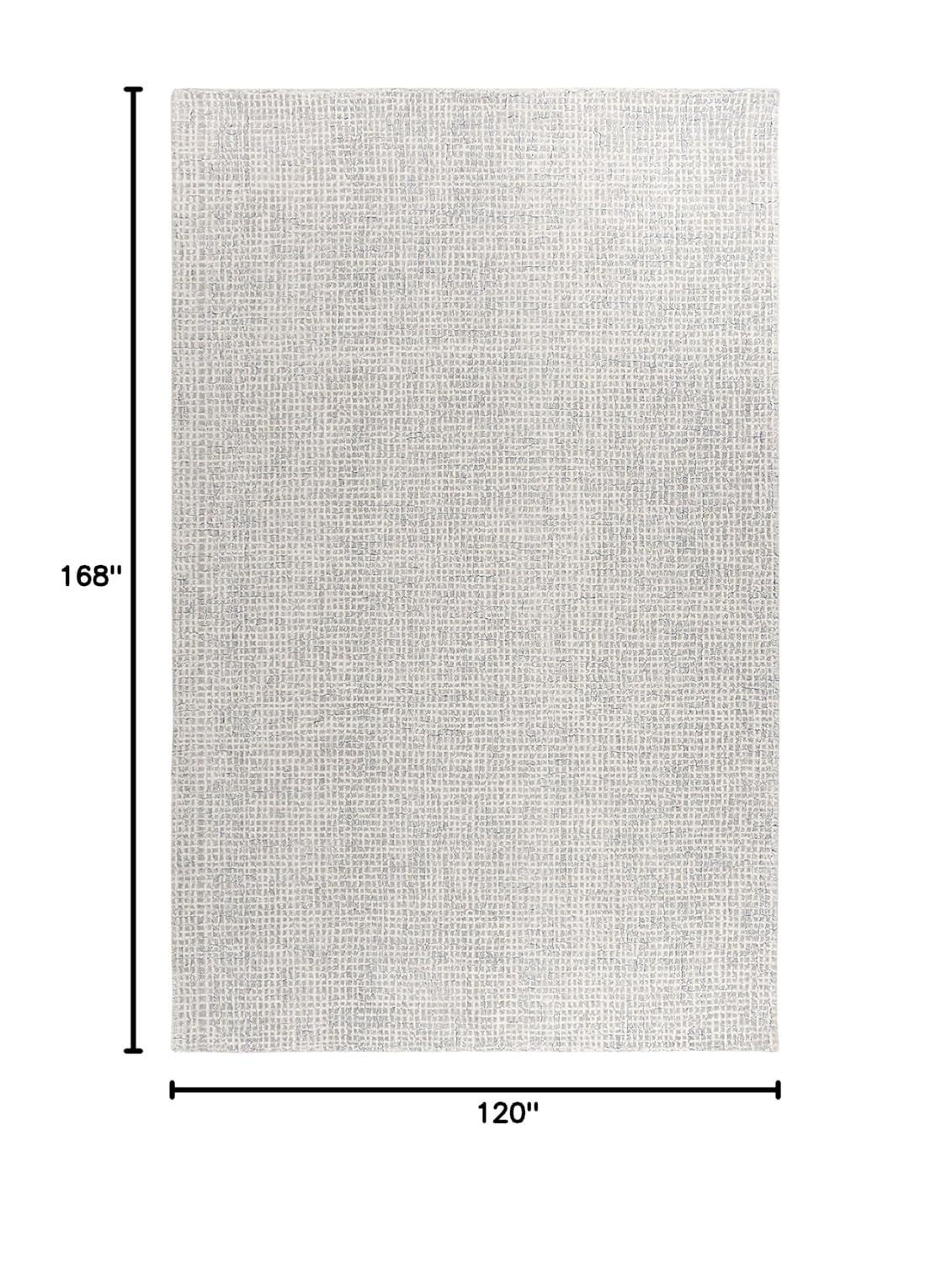 SAFAVIEH Abstract Keith Geometric Area Rug, Silver/Blue, 10' x 14'