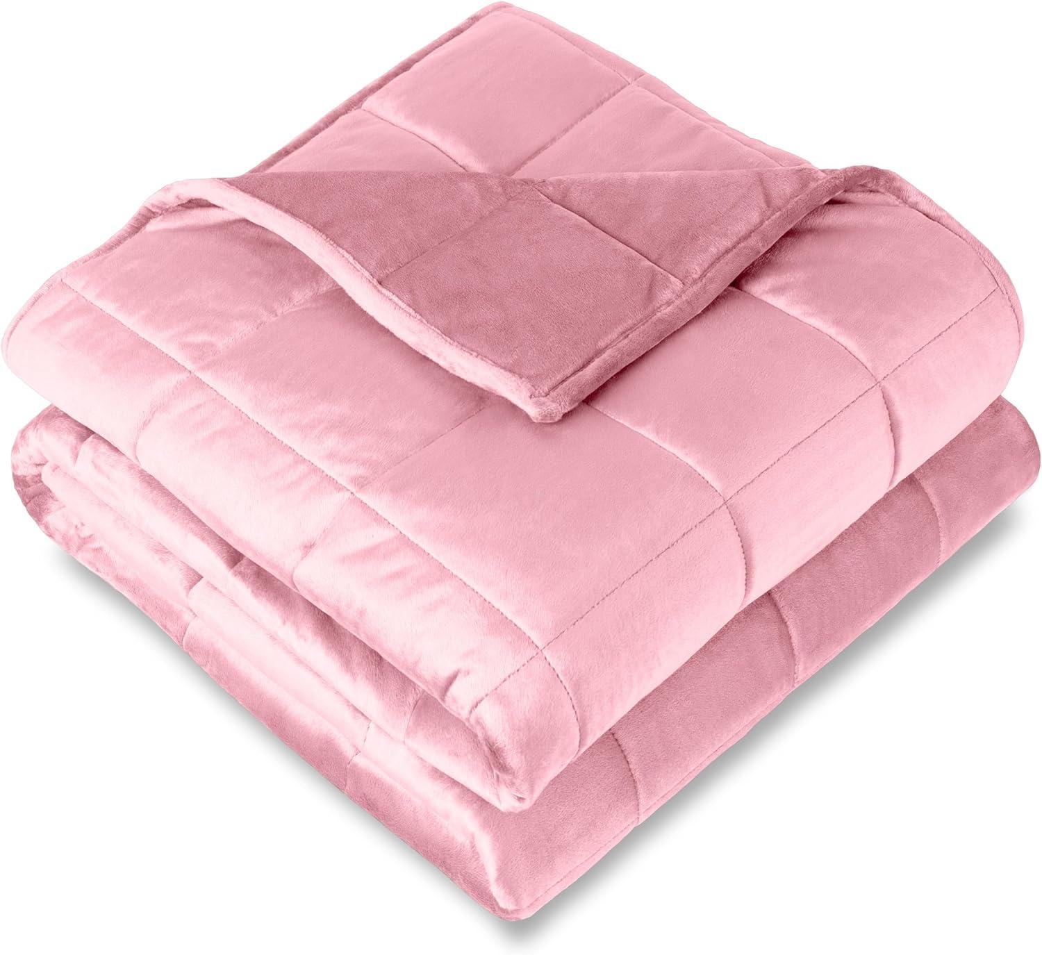 Bare Home Minky Fleece Weighted Blanket