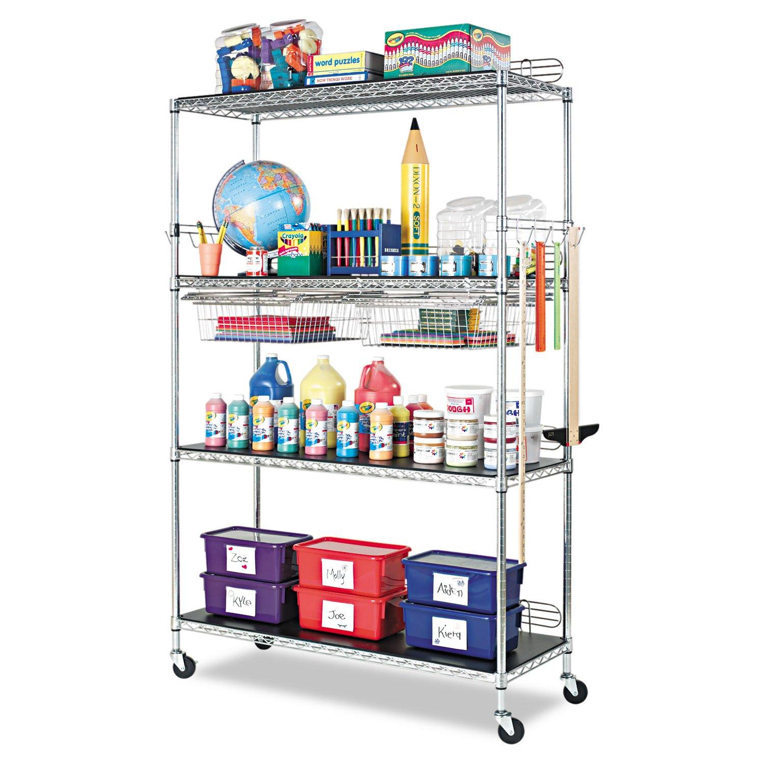 Alera® 36'' W Metal Shelving Unit
