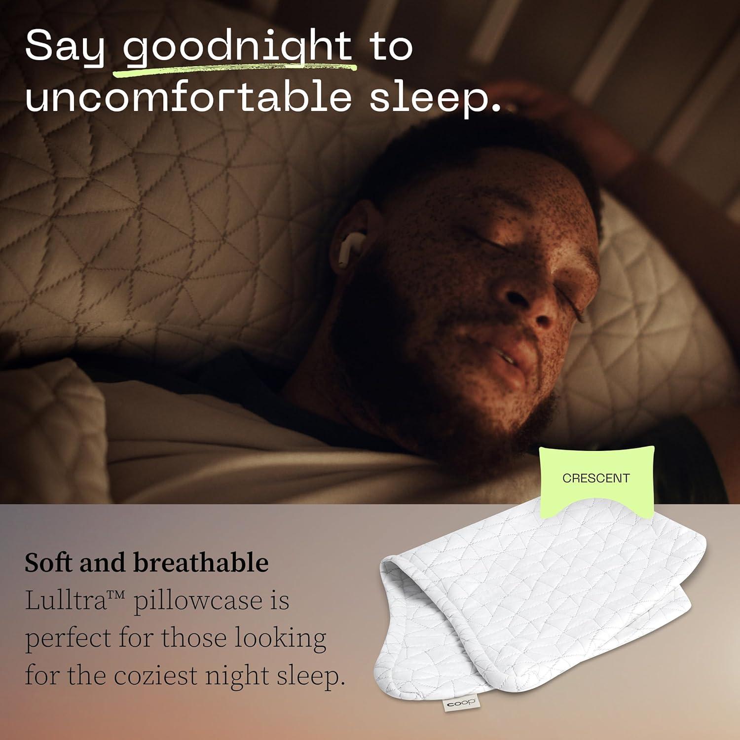 Coop Home Goods - The Original Pillow Cover, King Size Pillow Case for Memory Foam Pillows, Breathable Ultra Soft Lulltra Fabric Cover with Zipper