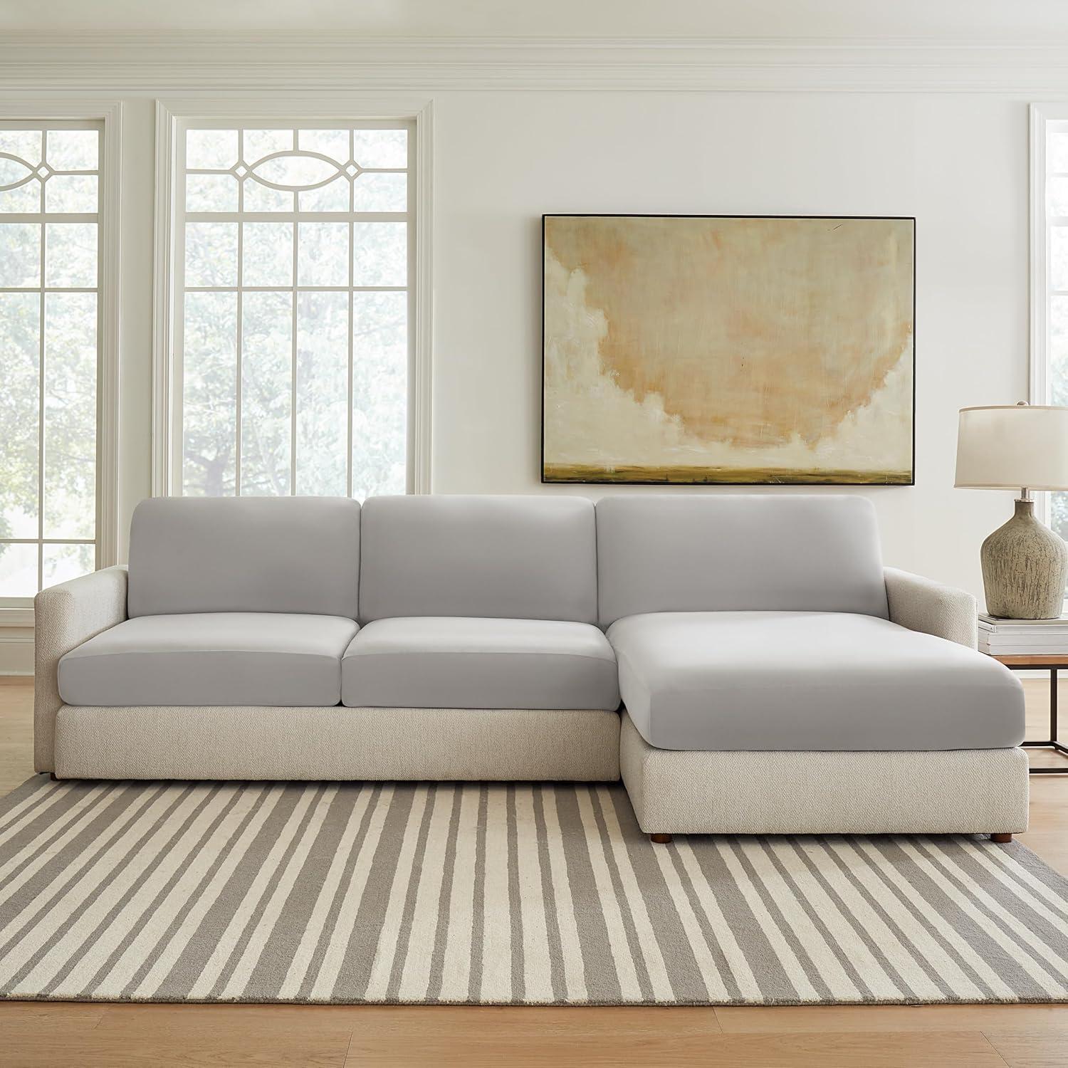 Sure Fit Box Cushion Sofa Slipcover
