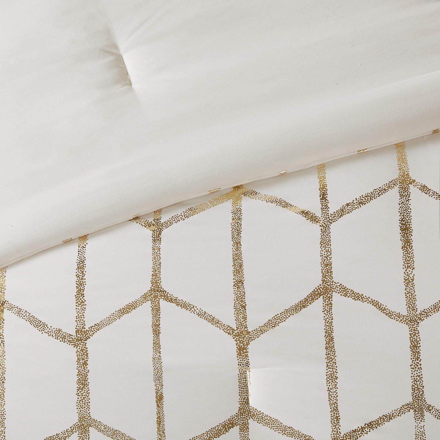 Intelligent Design Raina Metallic Printed Comforter Set