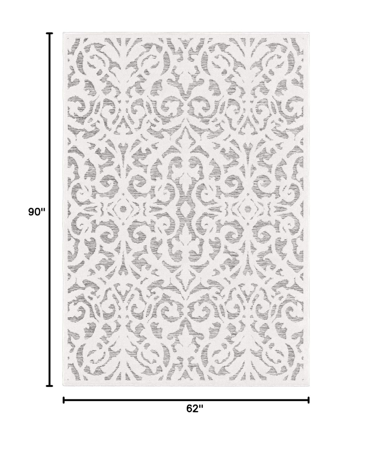 My Texas House Ladybird Natural Gray High Low Indoor Outdoor Rug