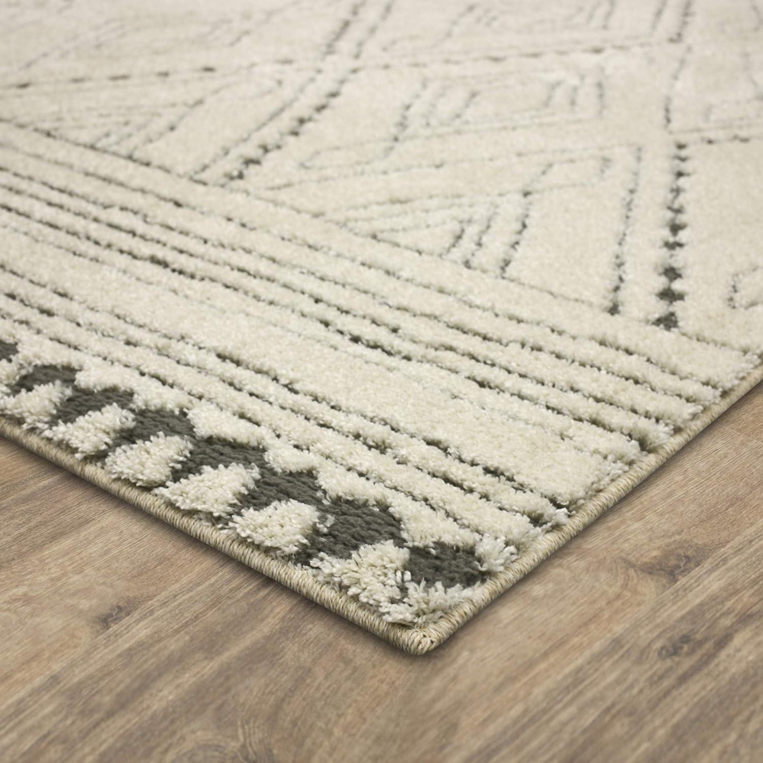 Mohawk Home Vado Geometric Woven Indoor Runner Rug, Cream, 2' x 5'