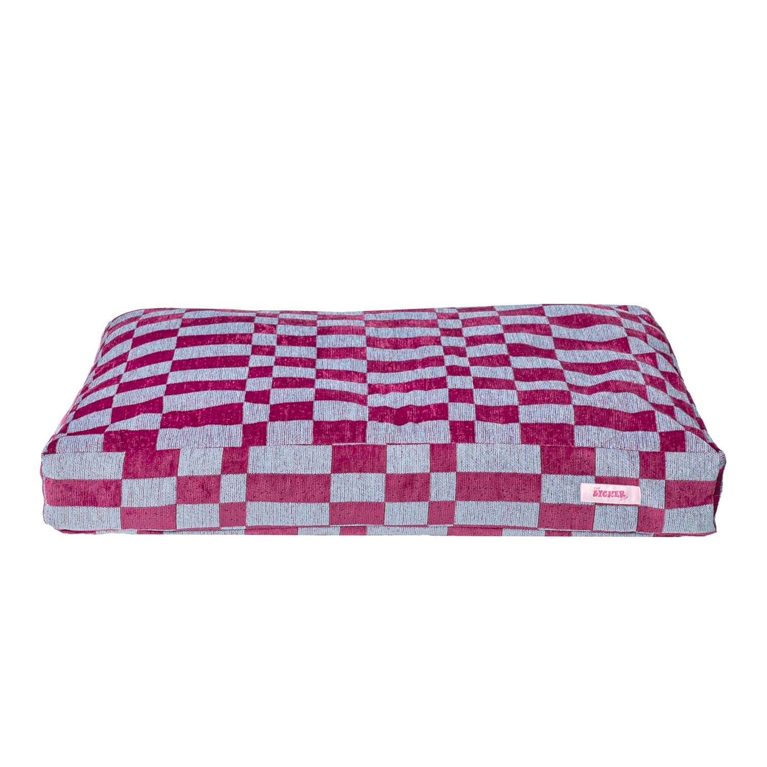 Mabel Designer Modern Ultra Soft Reversible Plush Rectangular Pet Bed with Washable Cover