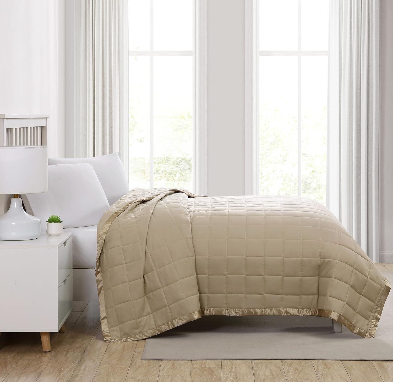 Down Alternative Solid Blankets - Full/Queen