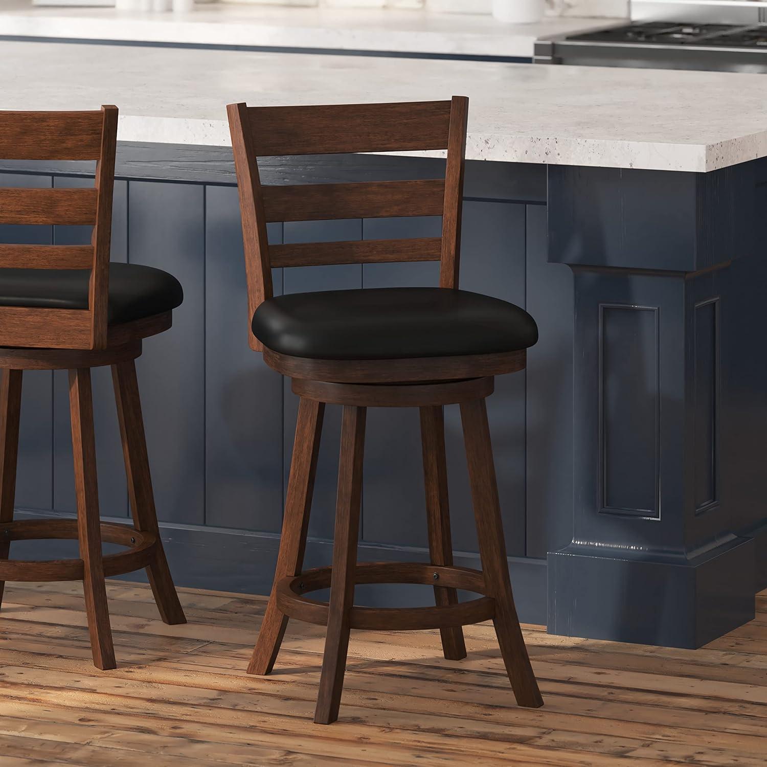 Taylor & Logan 38" Zayne Square Counter Height Barstool