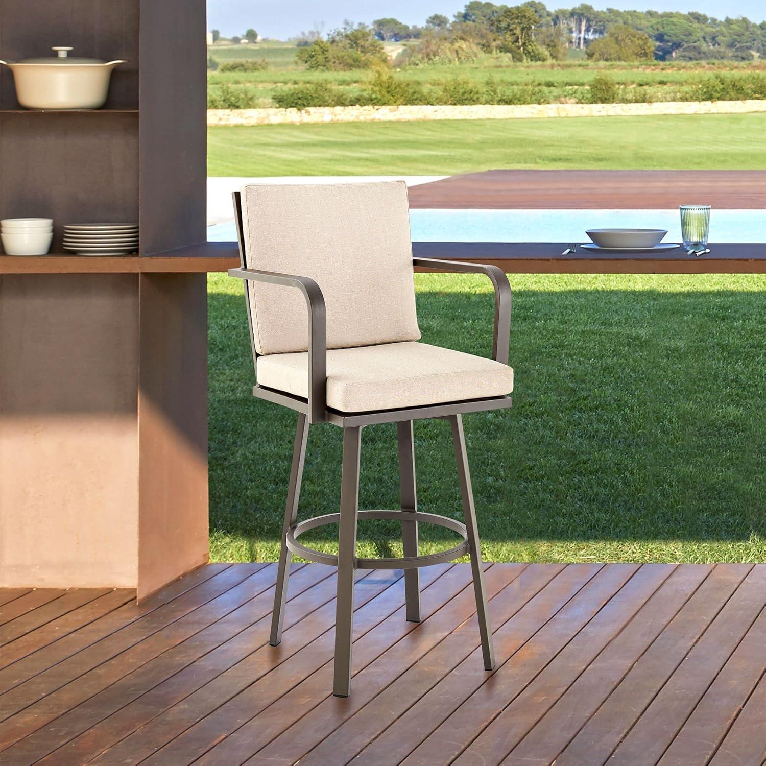 Armen Living Don 30 in. Outdoor Bar Stool