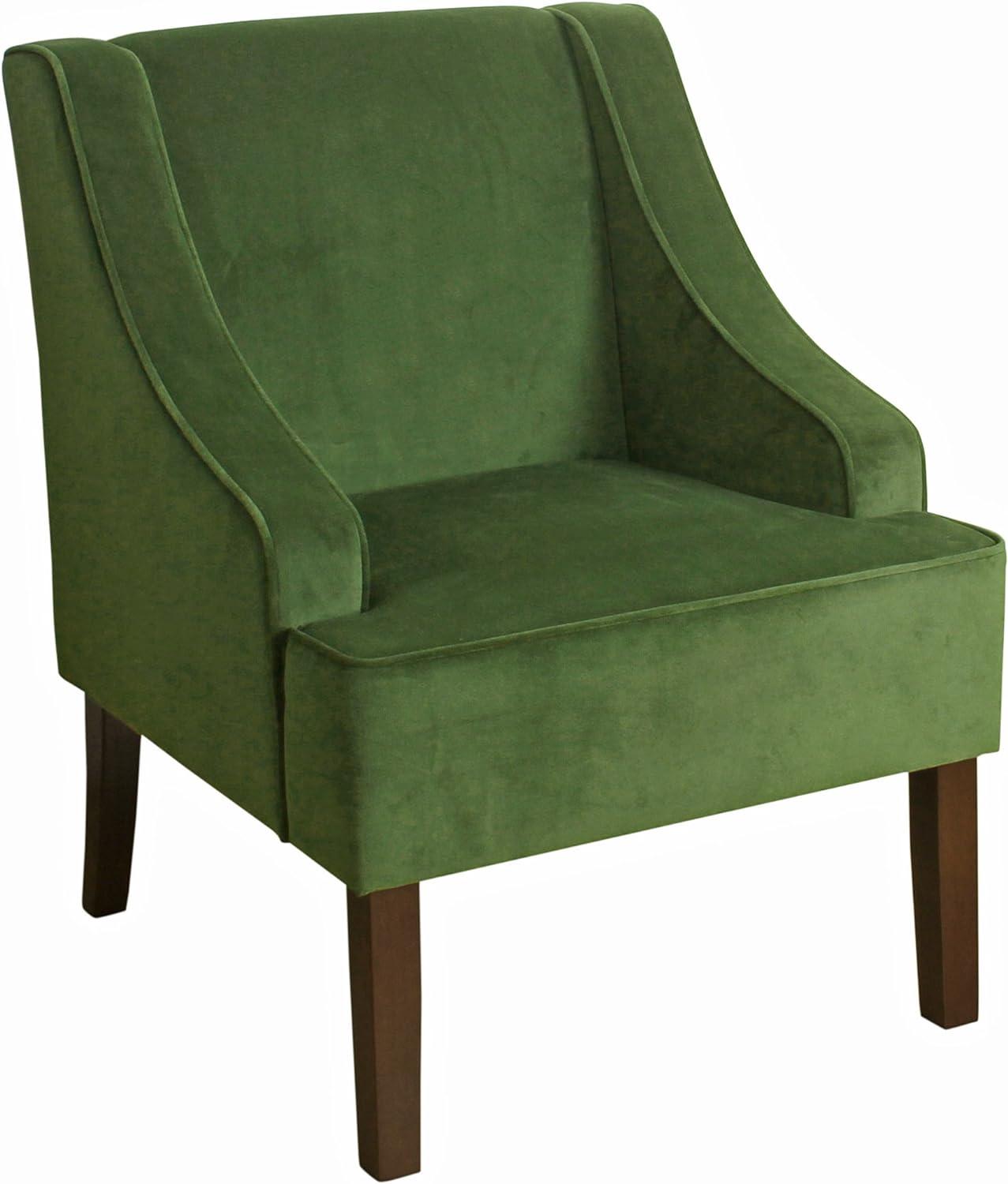 Velvet Swoop Armchair - HomePop