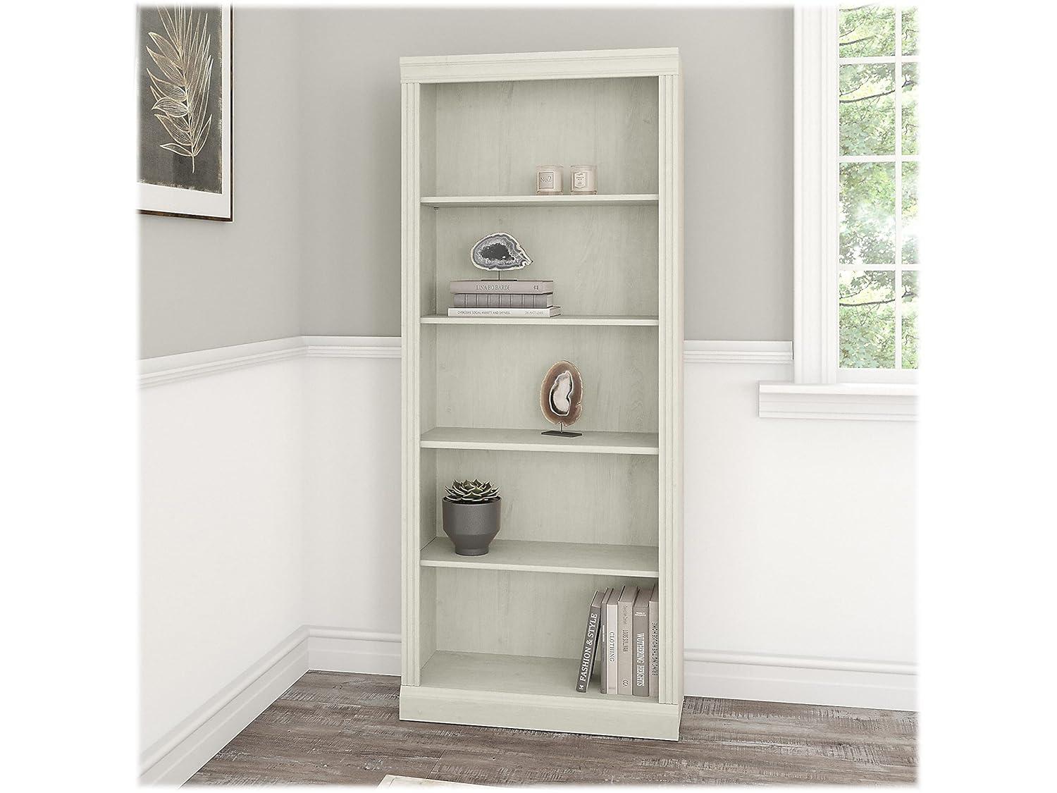 Bush Furniture Saratoga Tall 5 Shelf Bookcase