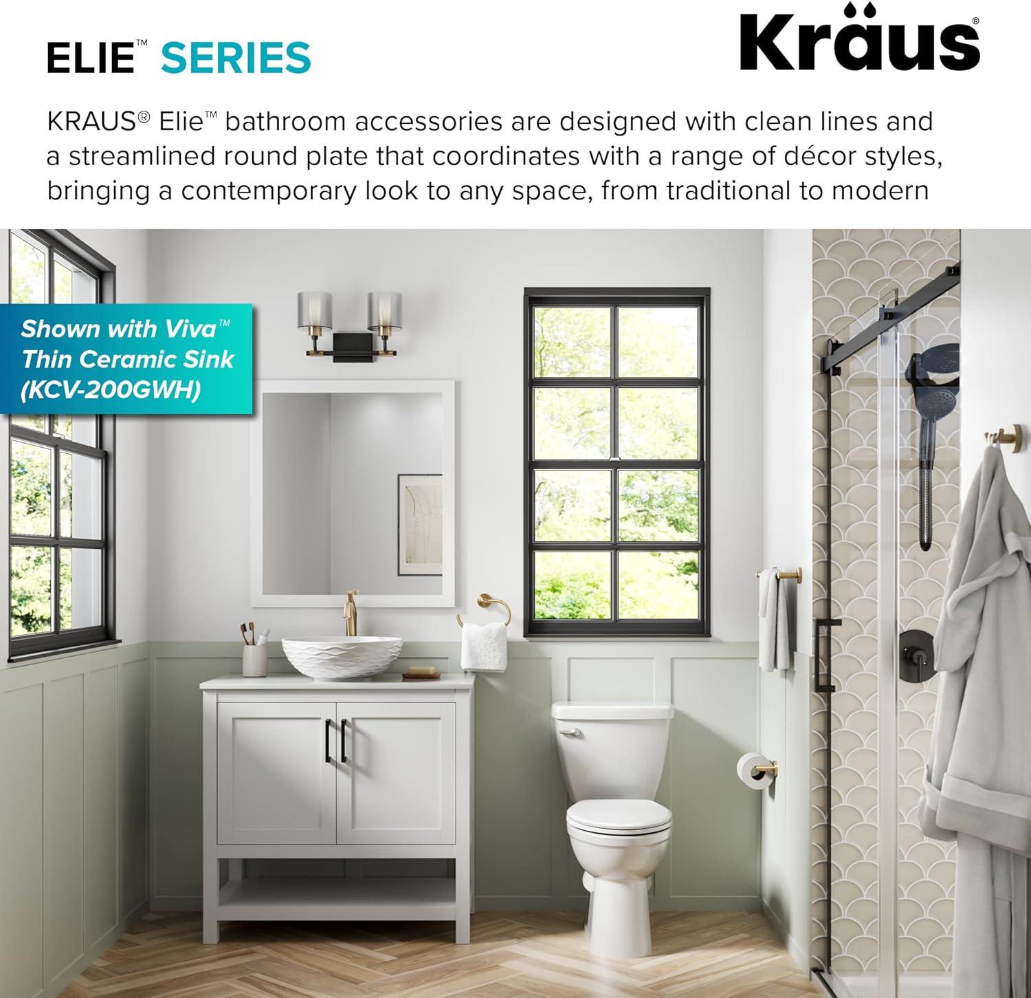 Kraus Elie Triangle Metal Corner Shelf