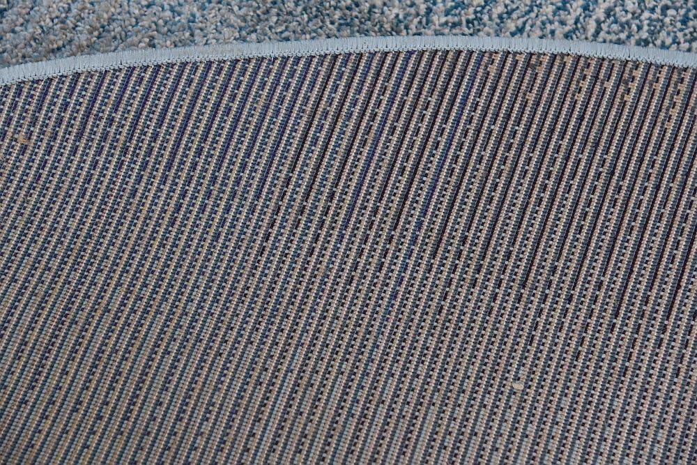 Unique Loom Estrella Round Abstract Modern Area Rugs, Blue