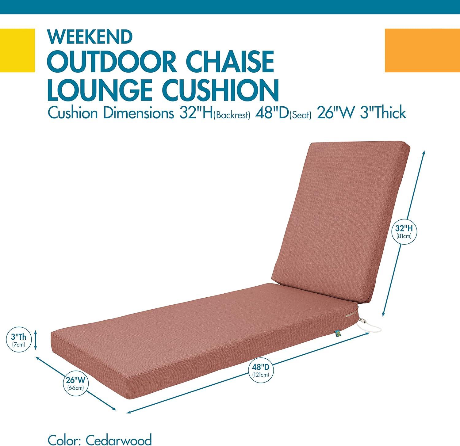 Patio Cushion for Outdoor Chaises