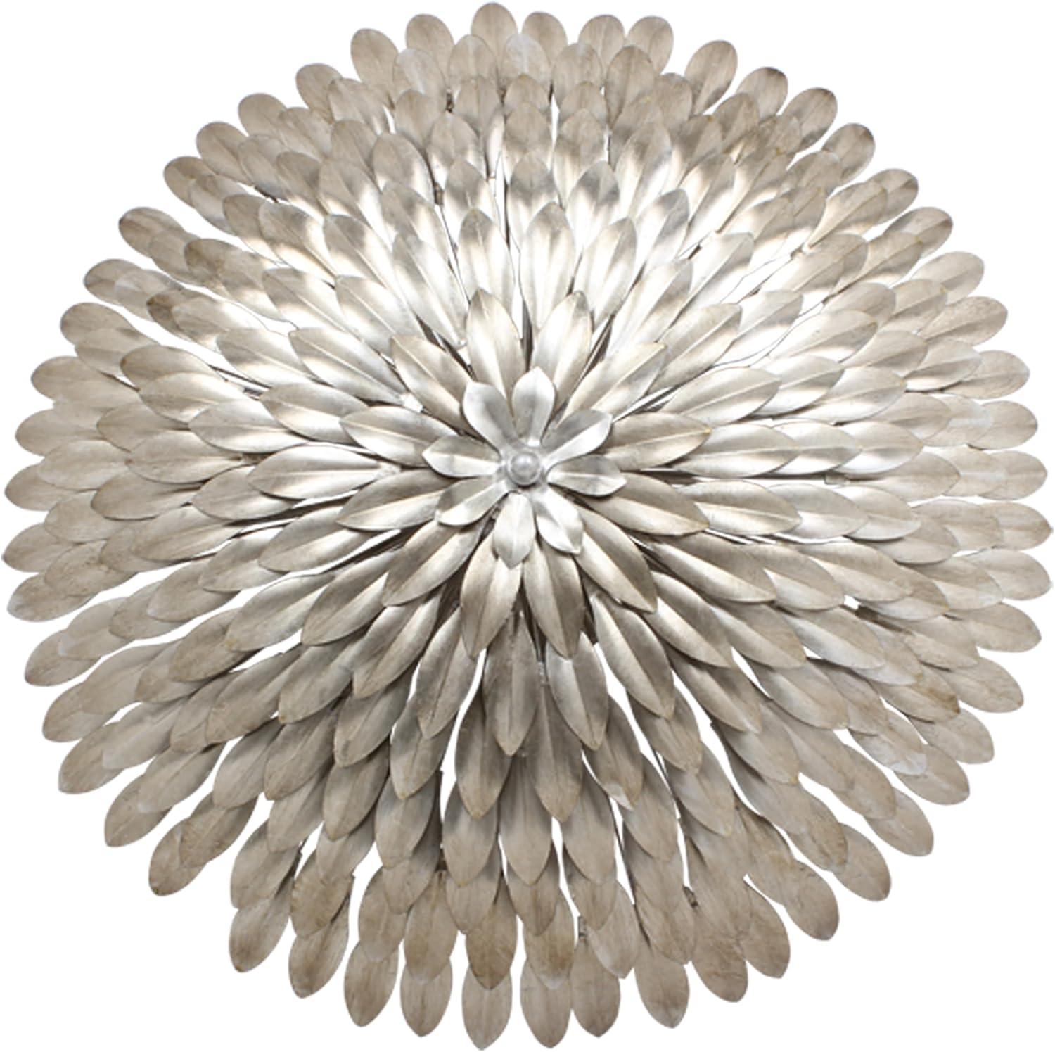 507-SA-Crystorama Lighting-Broche - Six Light Wall Sconce-Antique Silver Finish