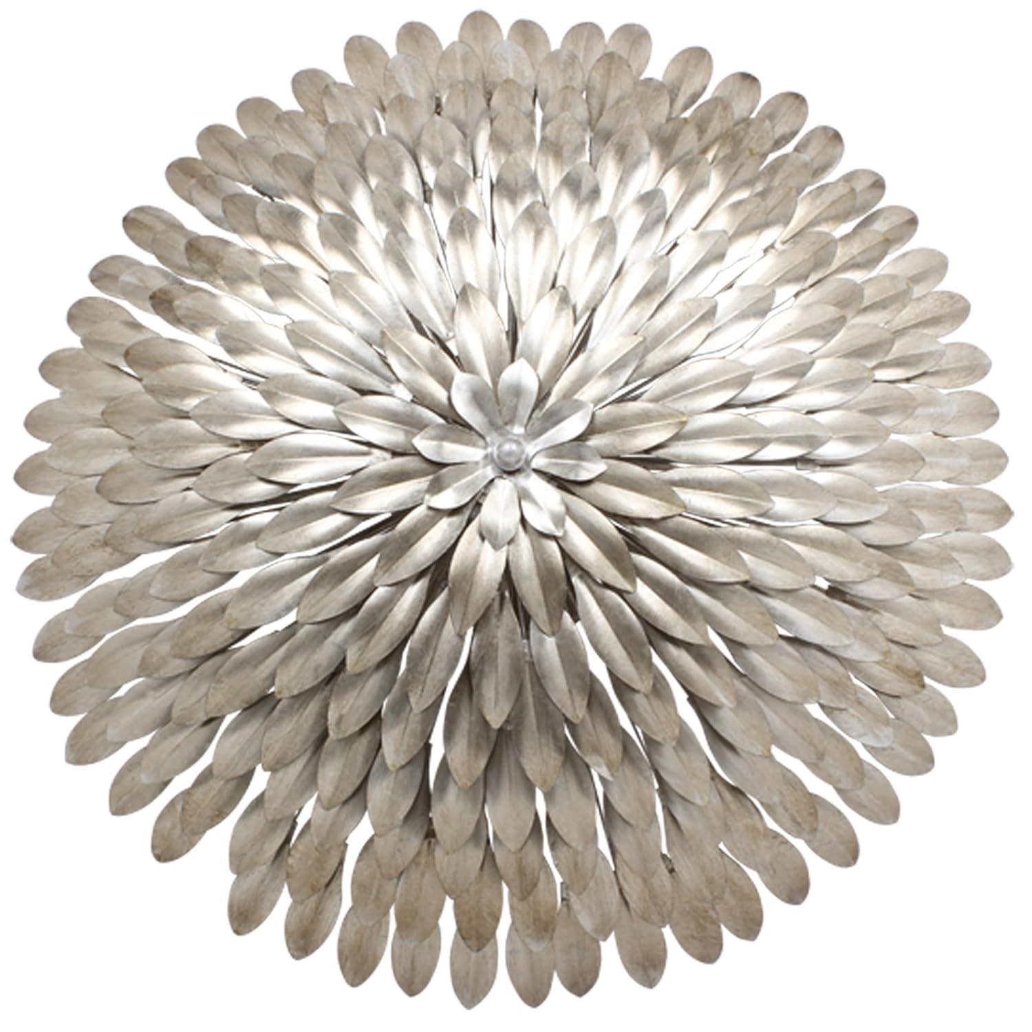 507-SA-Crystorama Lighting-Broche - Six Light Wall Sconce-Antique Silver Finish