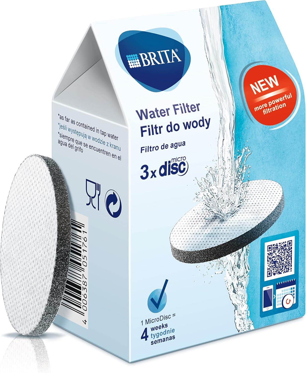 Brita White MicroDisc Water Filter Pack of 3
