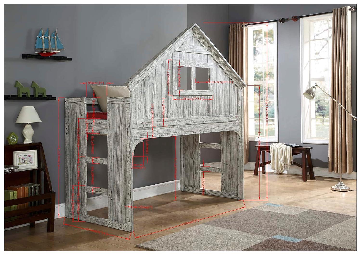 Twin Over Full Solid Wood Standard Bunk Bed by Birch Lane™