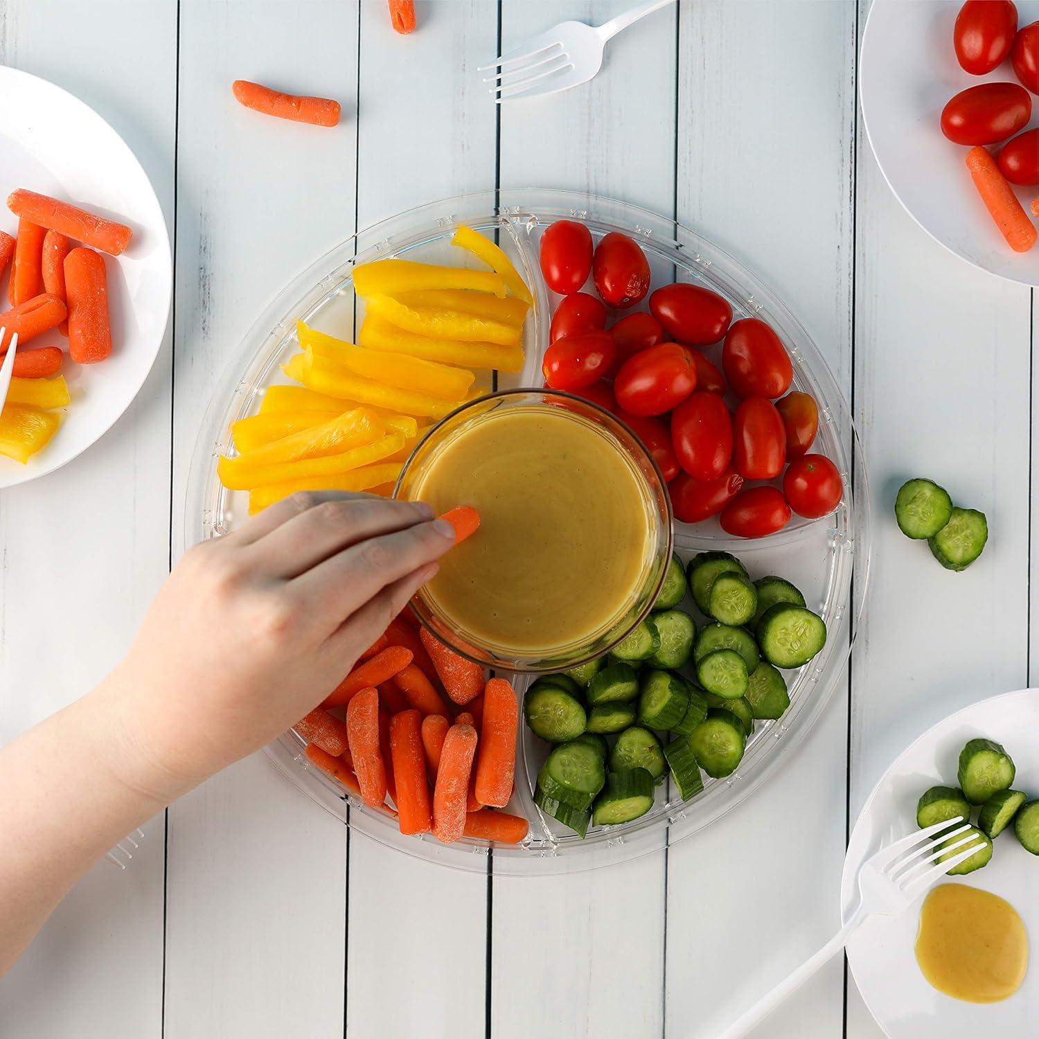 Homeries Acrylic Cake Stand with Lid, Cake Plate, (6 in 1) Multi-Functional Serving Platter, Large Cake Stand with Dome, Cake display stand with lid & Cake Dome - Use as Cake Holder, Cake Cover