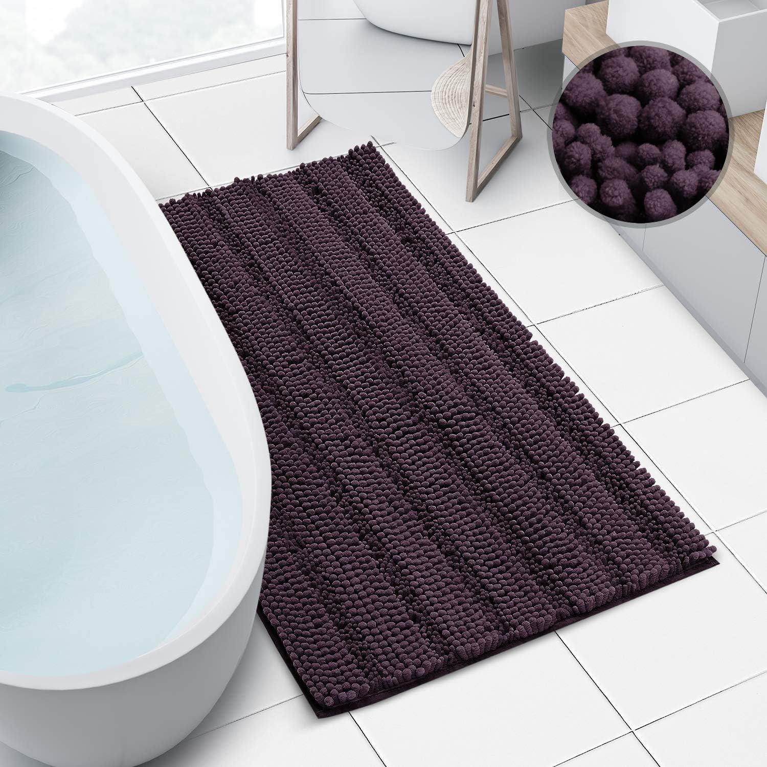 Clara Clark Chenille Extra Soft And Absorbent Bath Mat. & Reviews | Wayfair