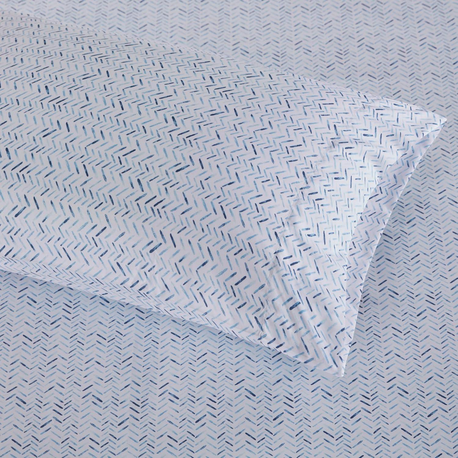 Madison Park Essentials 100% Cotton 200TC Printed Sheet Set