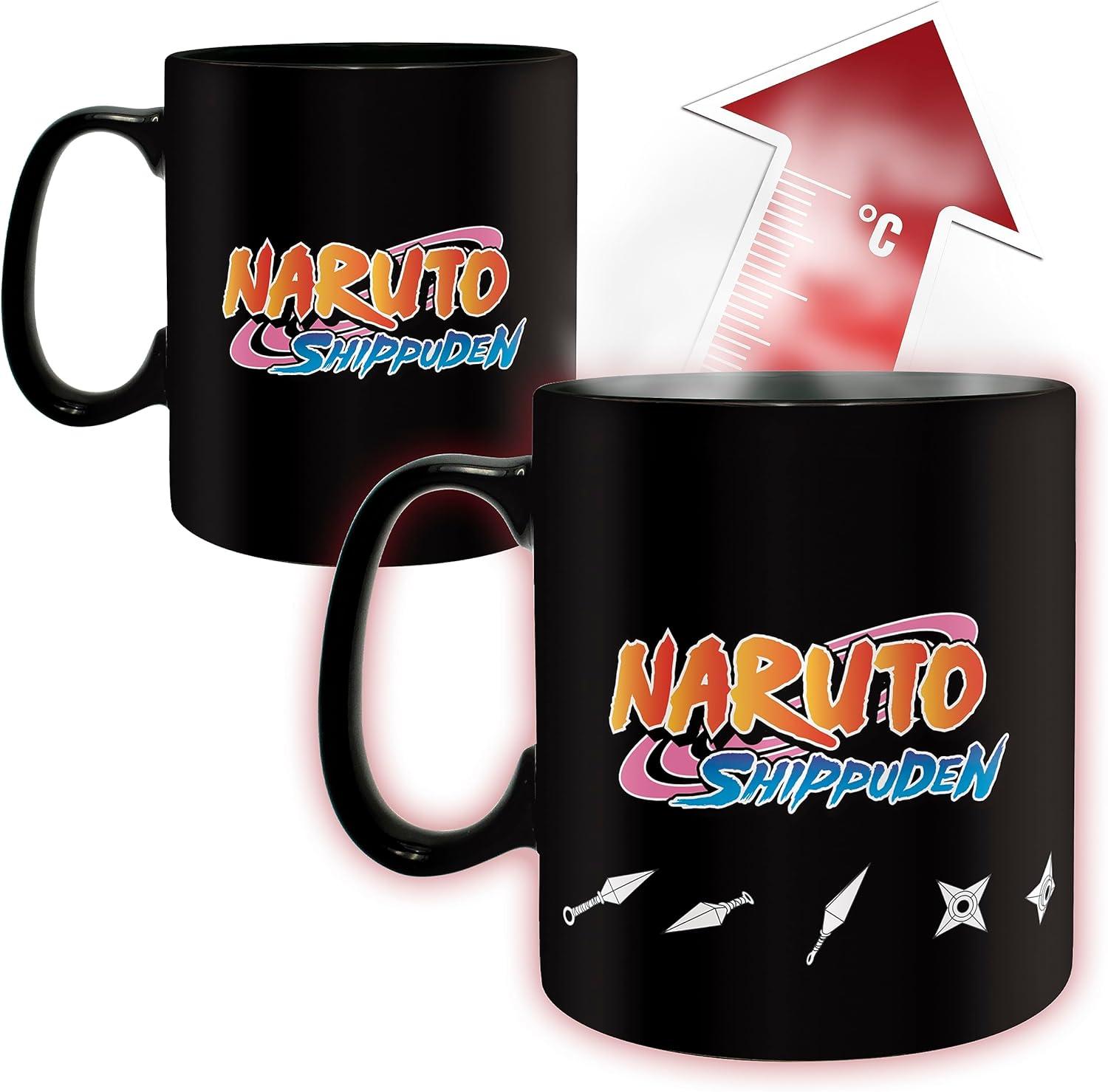 Abysse - Naruto Shippuden - Clone Jutsu Magic Mug and Coaster Gift Set  [SPECIAL PRODUCTS] Coaster, Ceramic Mug