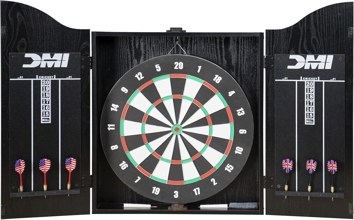 DMI Sports Bristle Dartboard (Darts Included)