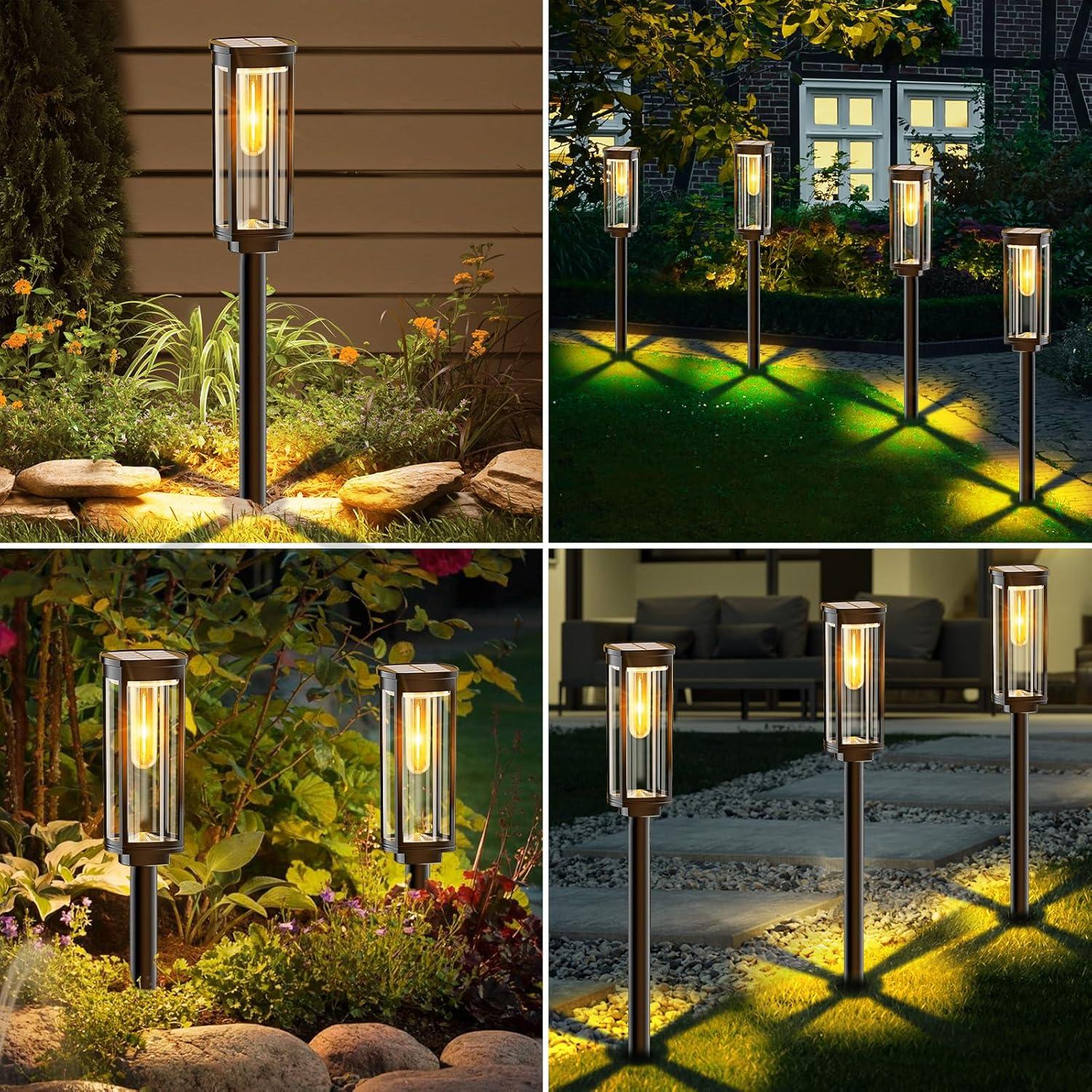 Solar Powered Integrated LED Pathway Light Pack