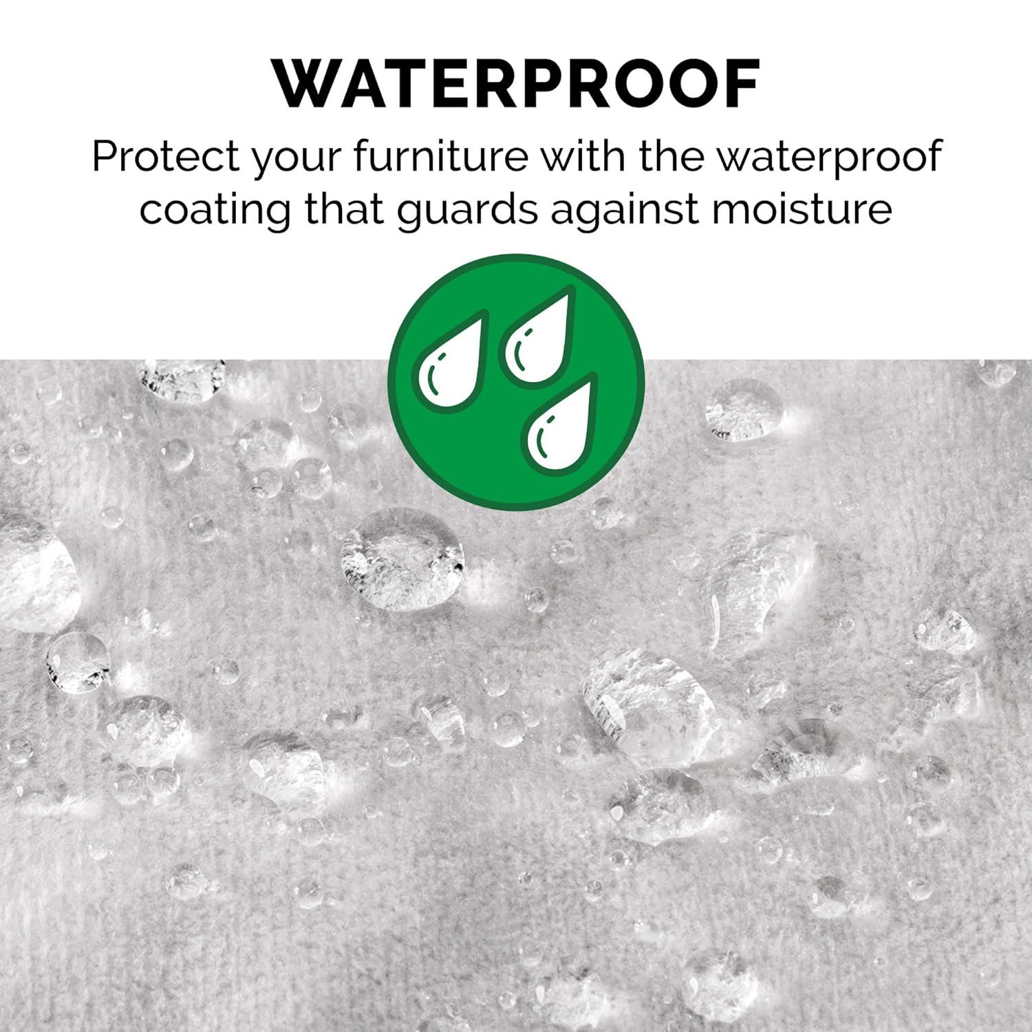 QUALITY FLOORING INC. Waterproof Throw Blanket For Dogs & Indoor Cats, Washable - Shaggy Plush Calming Long Faux Fur & Velvet Dog Blanket