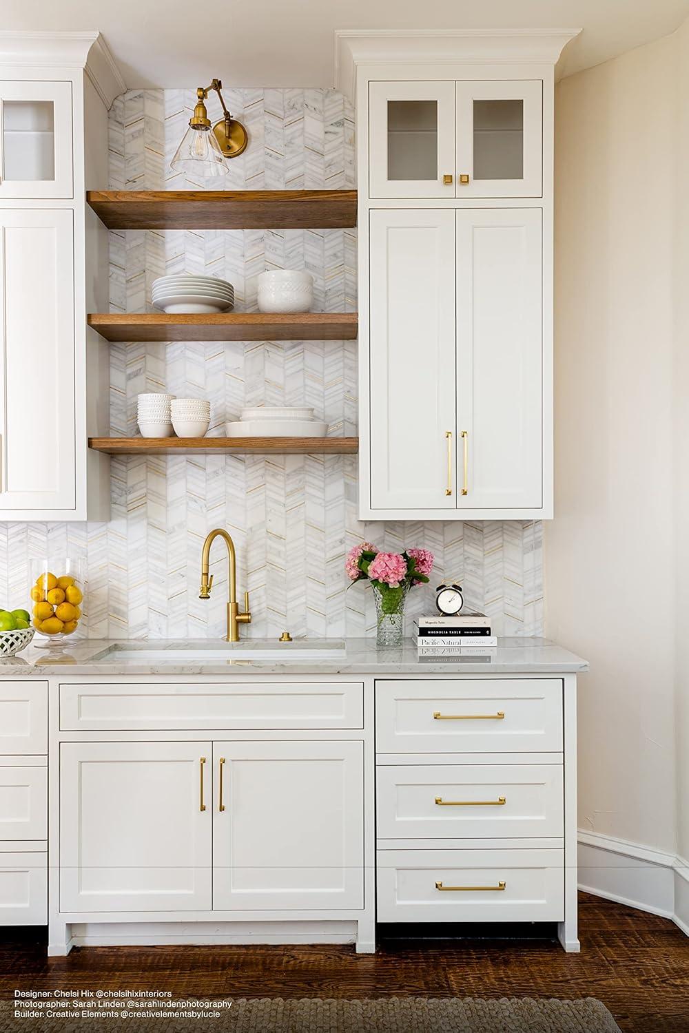 Bedrosians Ferrara Marble Mosaic Wall & Floor Tile (Set of 10)