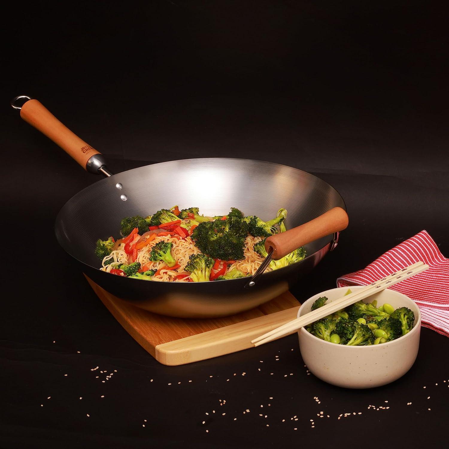 JOYCE CHEN Joyce Chen 14'' Carbon Steel Wok