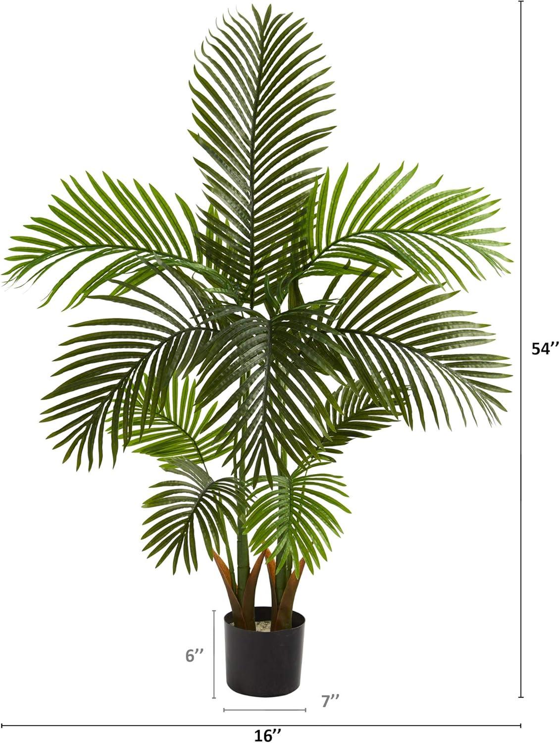 Nearly Natural 54-in Areca Palm Artificial Tree