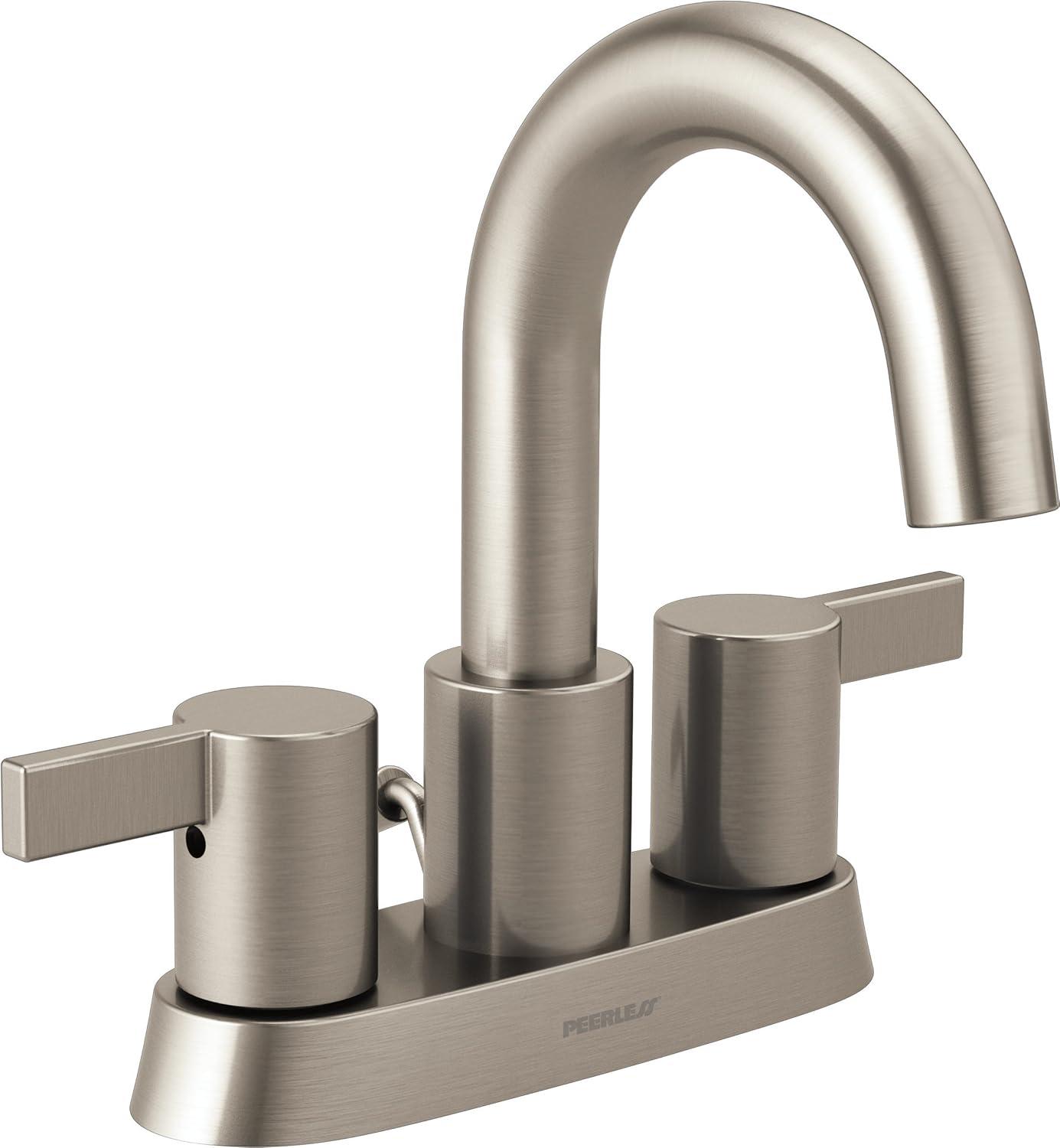 Precept Two Handle Centerset Bathroom Faucet with Drain Assembly
