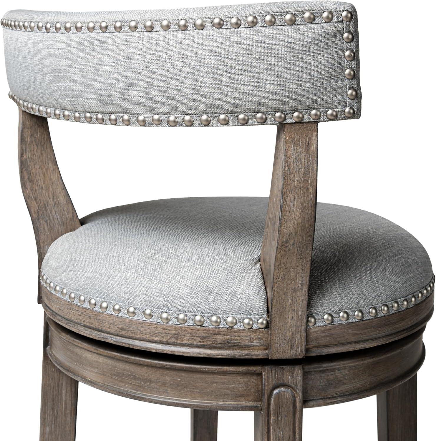 Maven Lane Maven Lane Alexander Stool with Fabric Upholstery