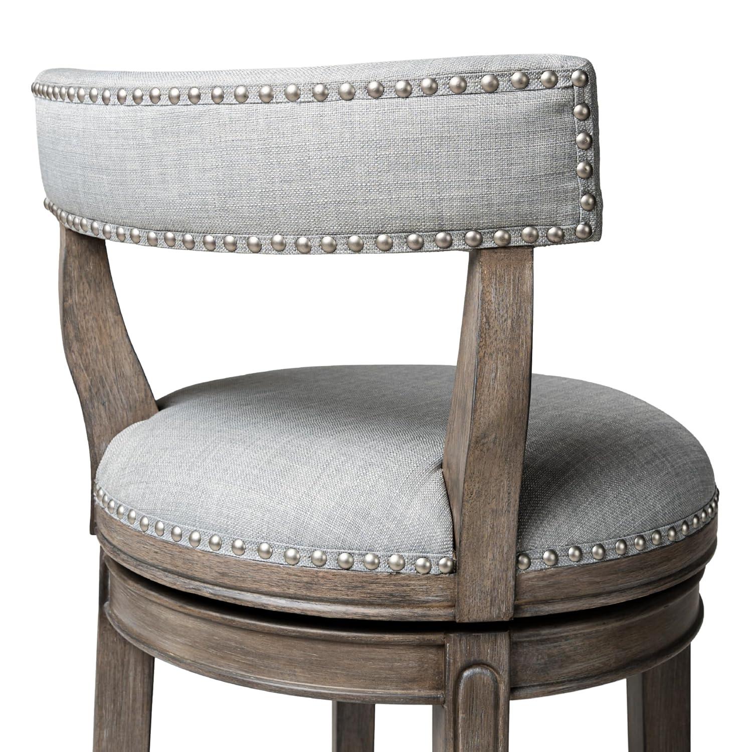 Maven Lane Maven Lane Alexander Stool with Fabric Upholstery