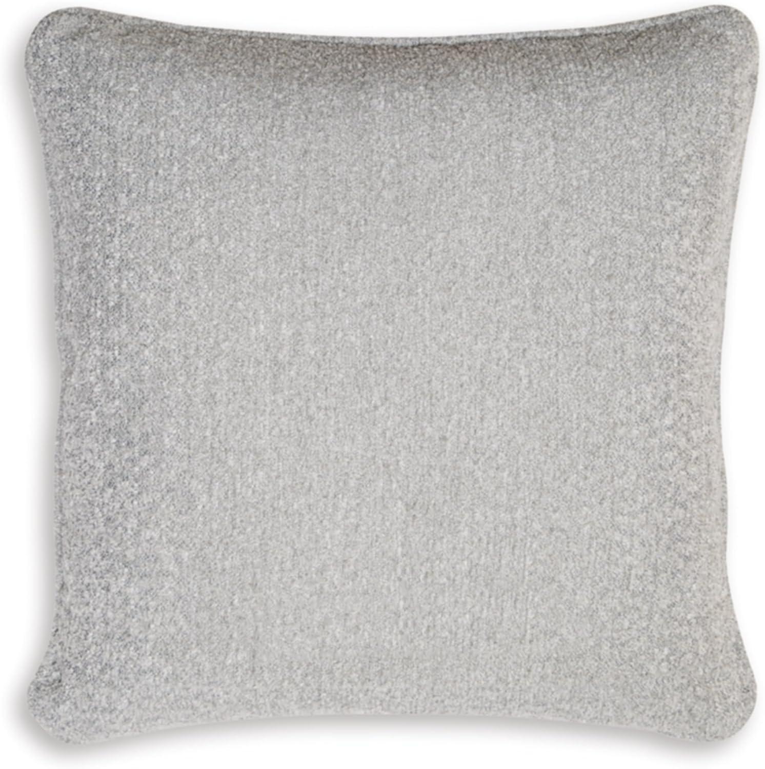 Light Gray 22" Square Indoor/Outdoor Pillow with Zipper Closure