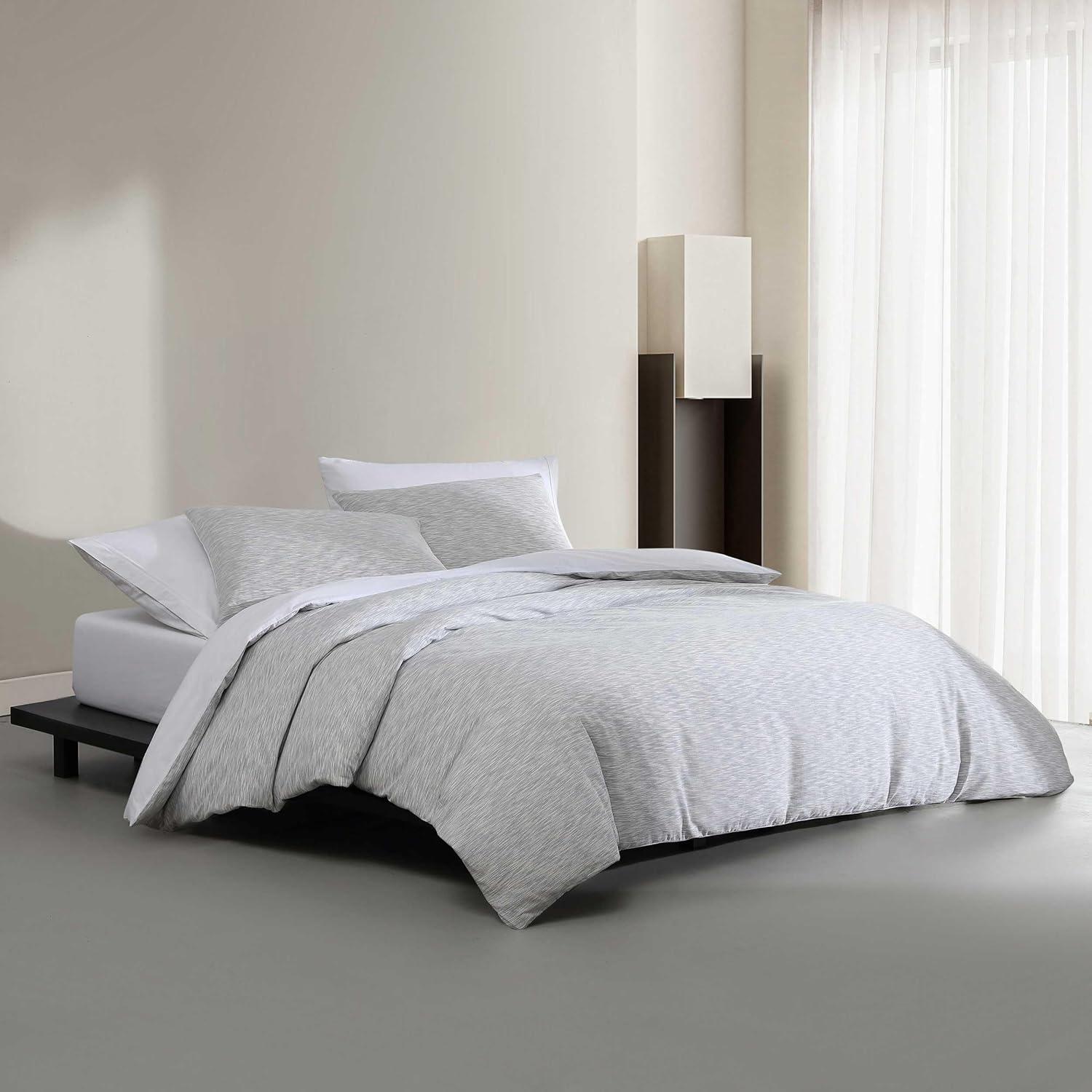 Calvin Klein Modern Ikat Cotton Reversible 3 Piece Comforter Set