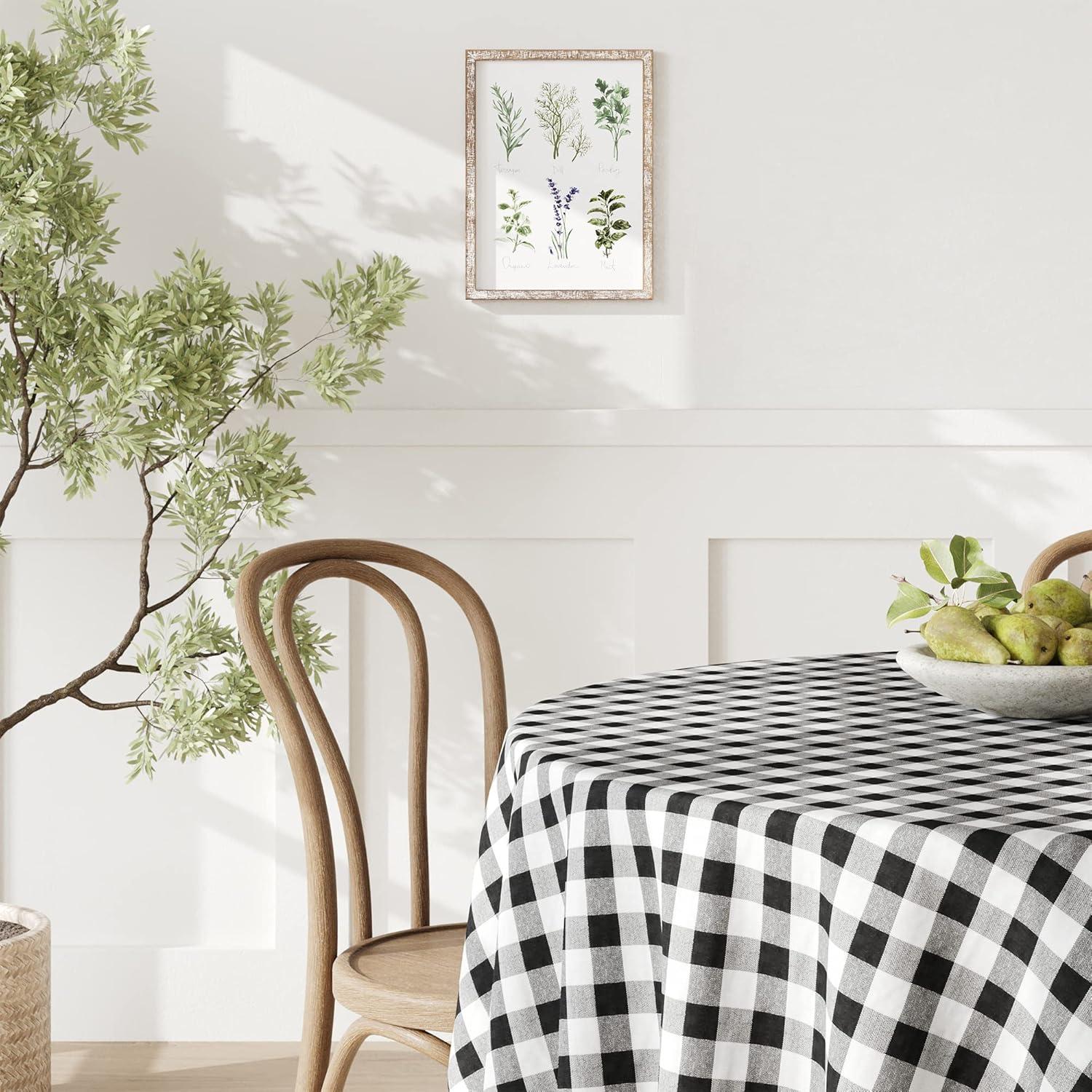 Barnyard Designs Kitchen Herbs and Spices Wall Art Decor Botanical Print Sign Rustic Country Farmhouse Wood Plaque Framed Home Wall Decor 12" x 16" (Herbs B / 1 Sign)