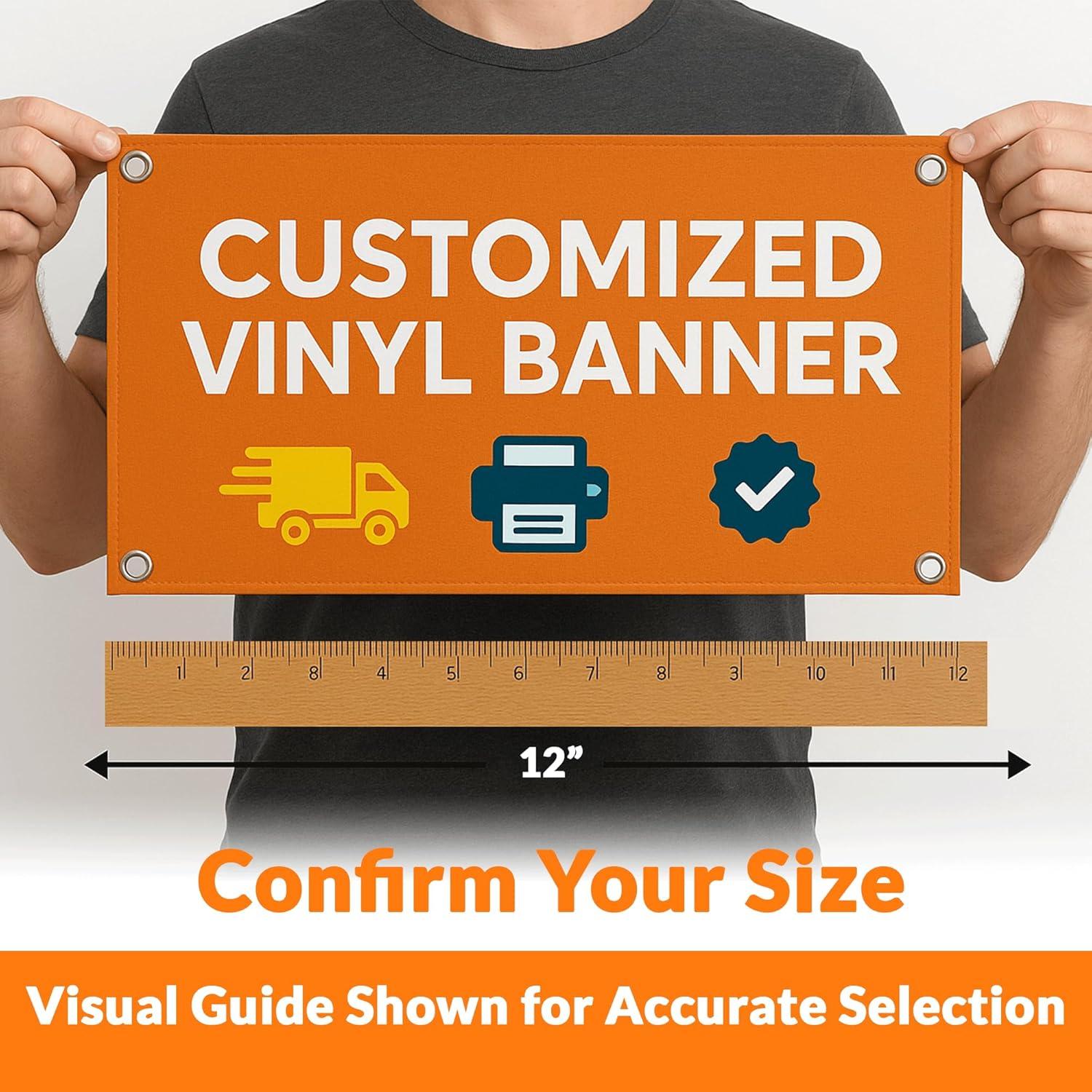 Custom Banner & Signs – Personalized Vinyl Banner for Outdoor Events, Birthdays, Welcome Home, Business, Grand Openings & Celebrations – Durable, Customizable Banners for All Occasions